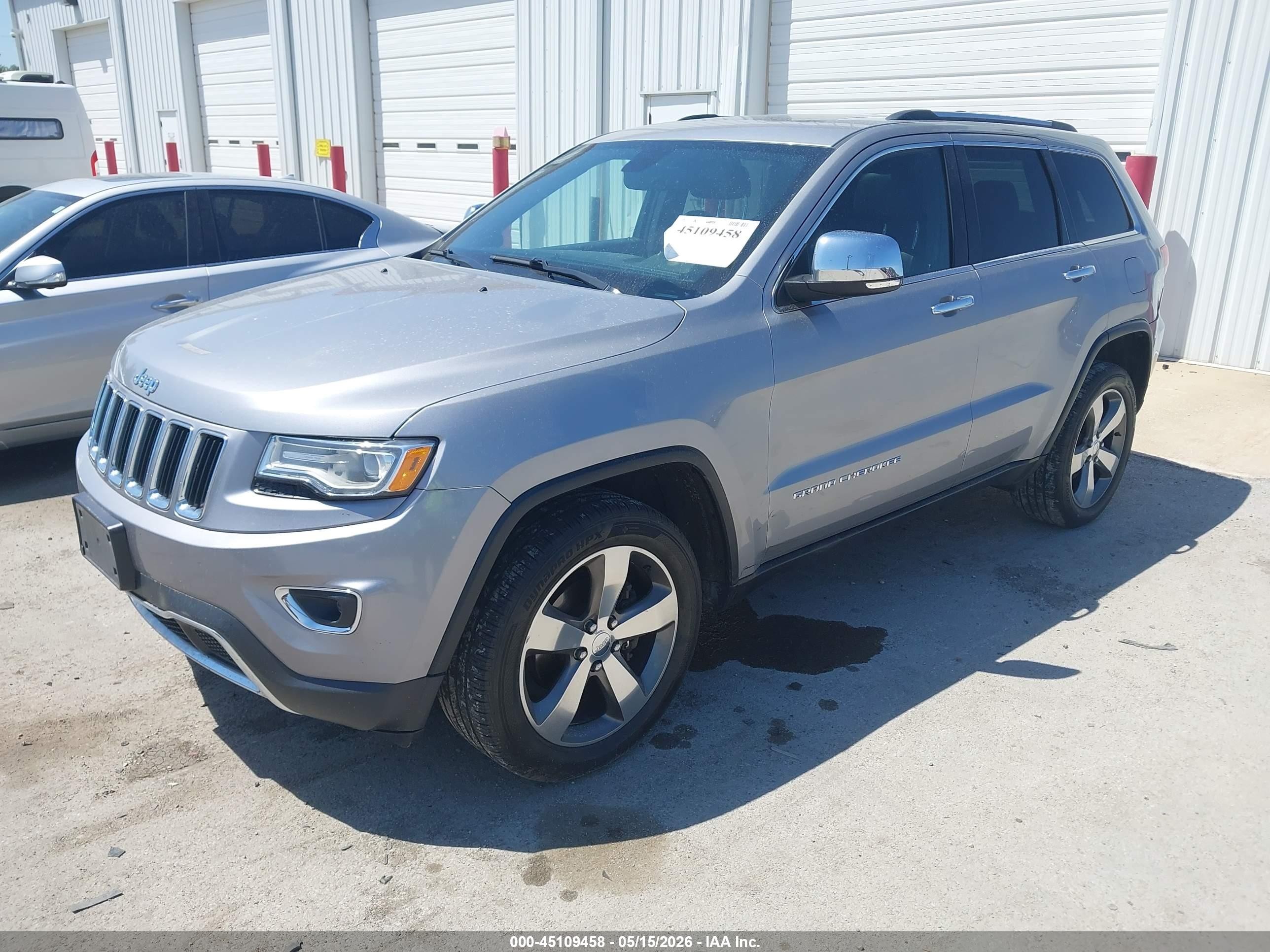 2014 Jeep Grand Cherokee Limited Gray vin: 1C4RJFBGXEC486677