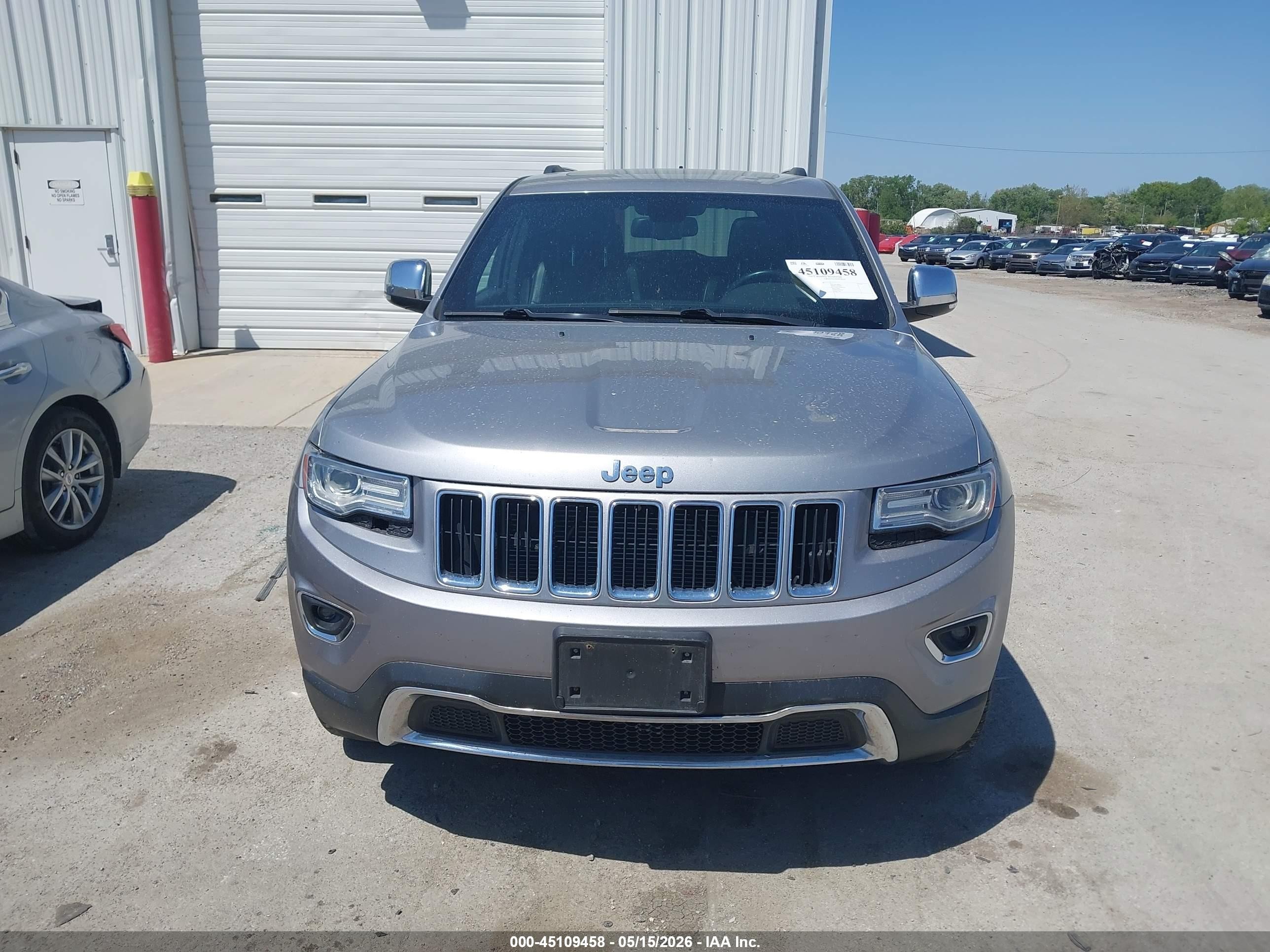 2014 Jeep Grand Cherokee Limited Gray vin: 1C4RJFBGXEC486677