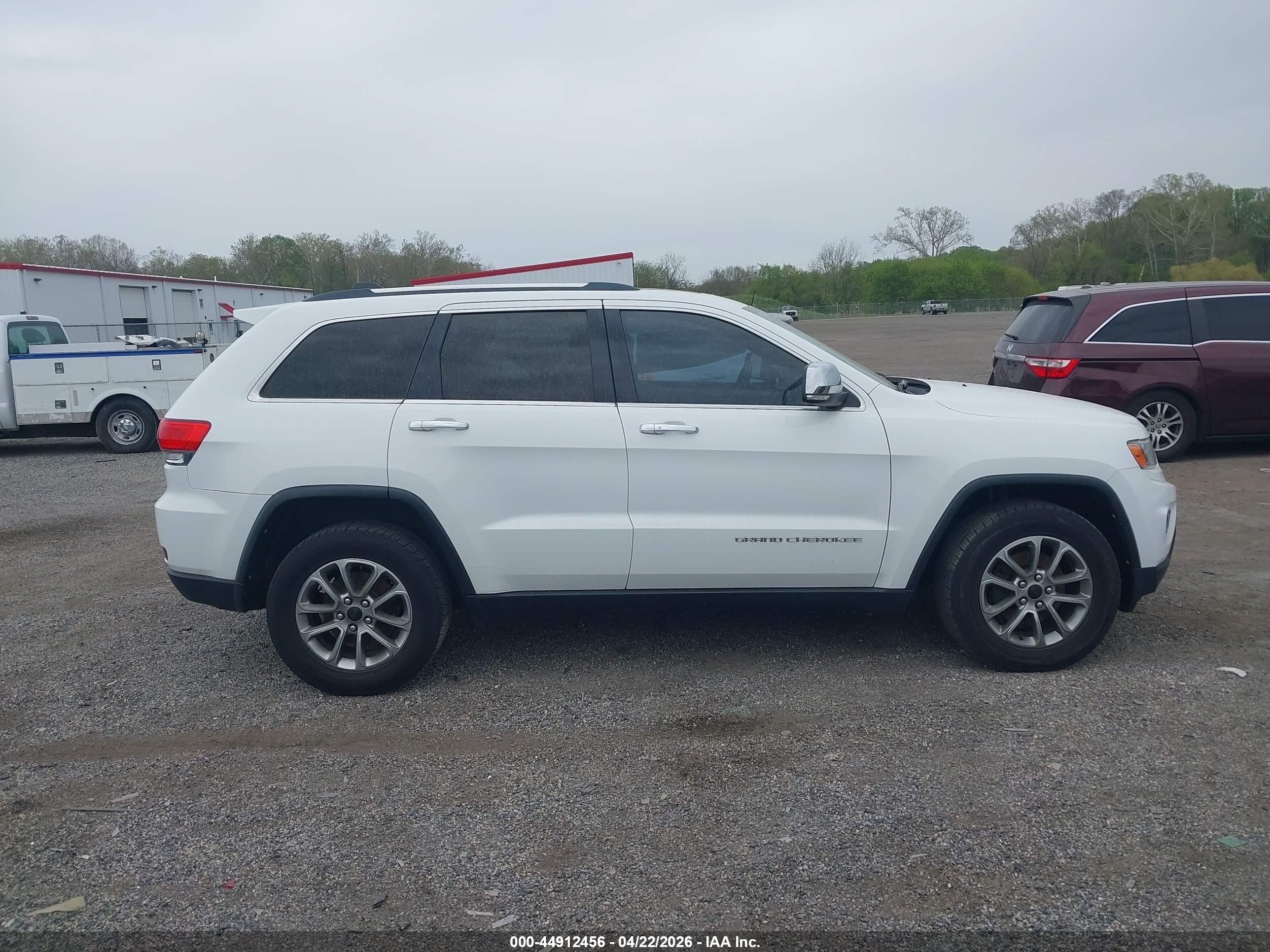 2014 Jeep Grand Cherokee Limited Белый vin: 1C4RJFBGXEC497999