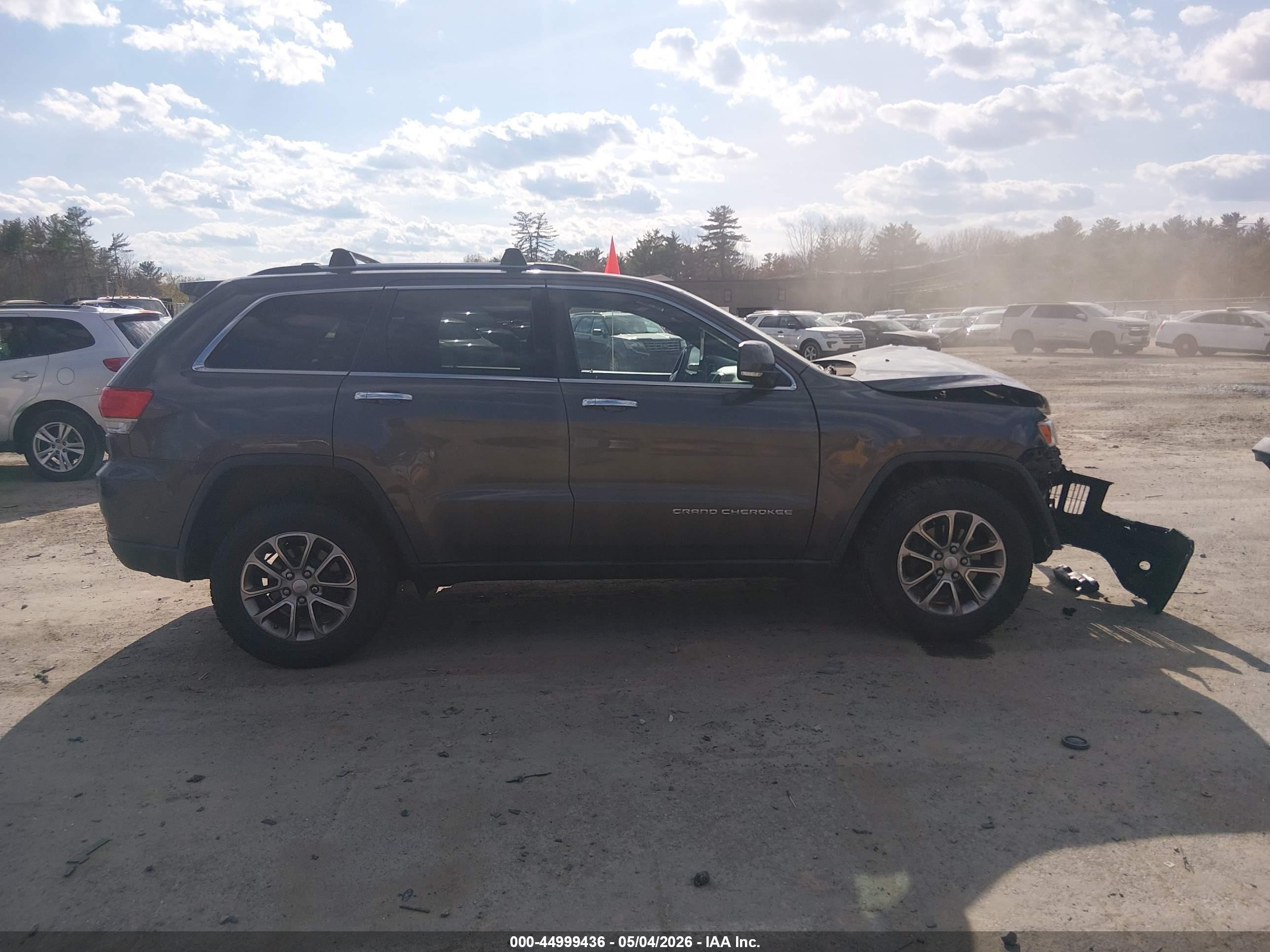 2014 Jeep Grand Cherokee Limited Gray vin: 1C4RJFBGXEC506040
