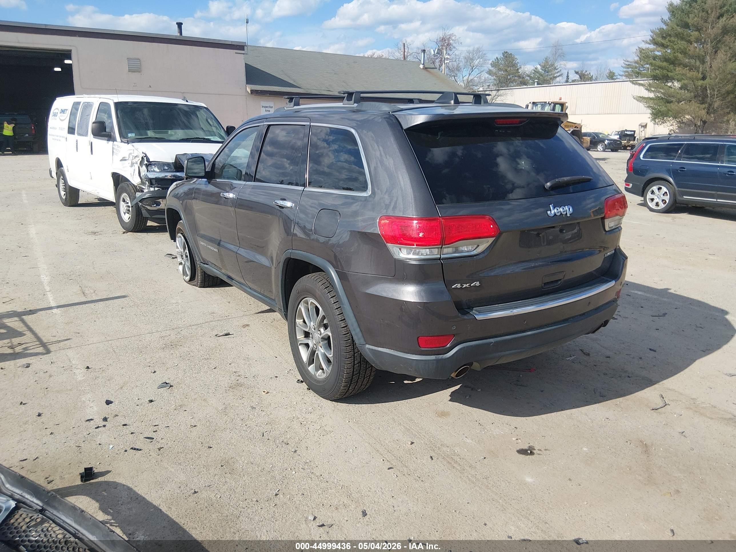 2014 Jeep Grand Cherokee Limited Gray vin: 1C4RJFBGXEC506040