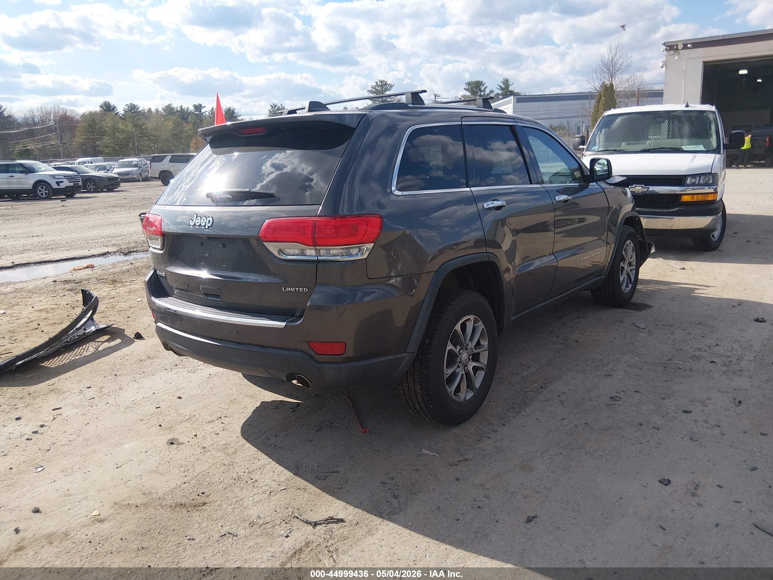 2014 Jeep Grand Cherokee Limited Gray vin: 1C4RJFBGXEC506040
