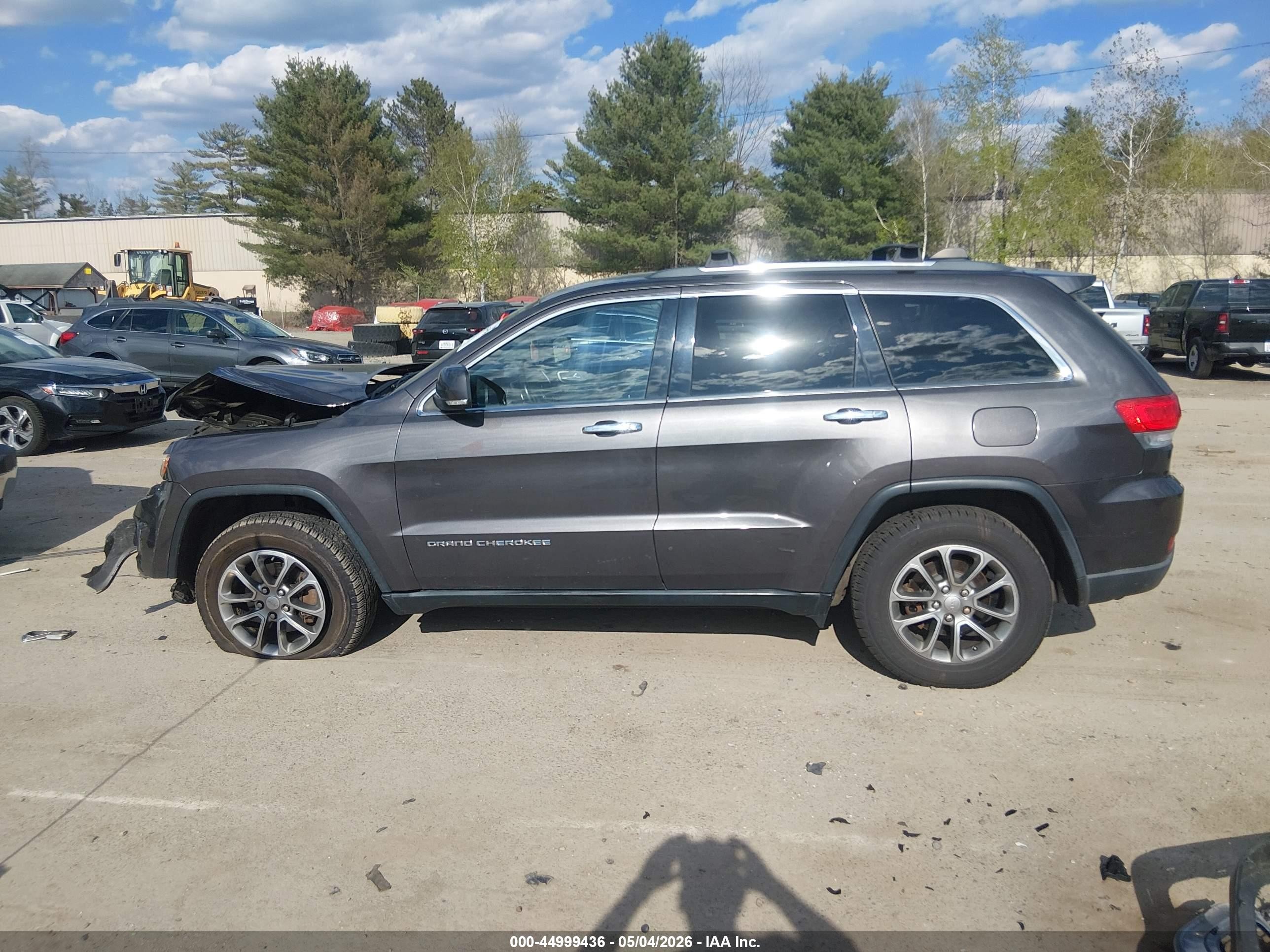 2014 Jeep Grand Cherokee Limited Gray vin: 1C4RJFBGXEC506040