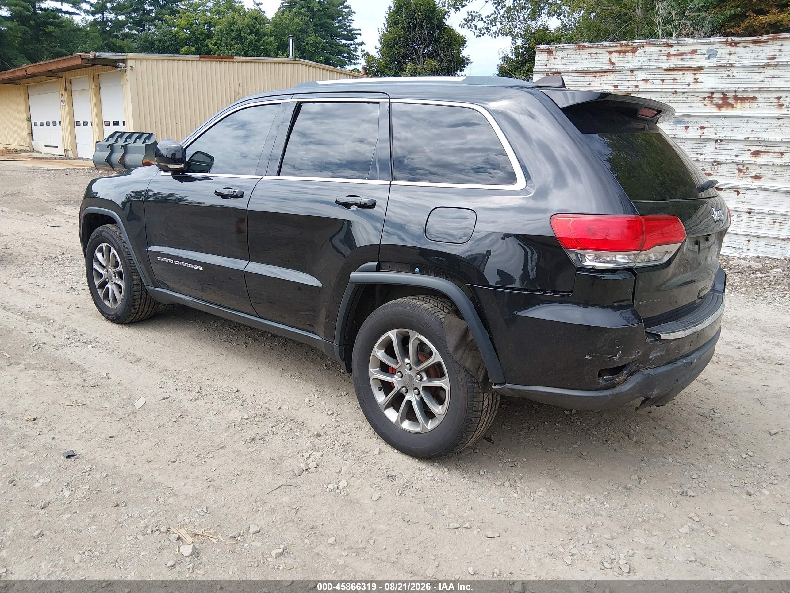 2014 Jeep Grand Cherokee Limited Черный vin: 1C4RJFBGXEC506605