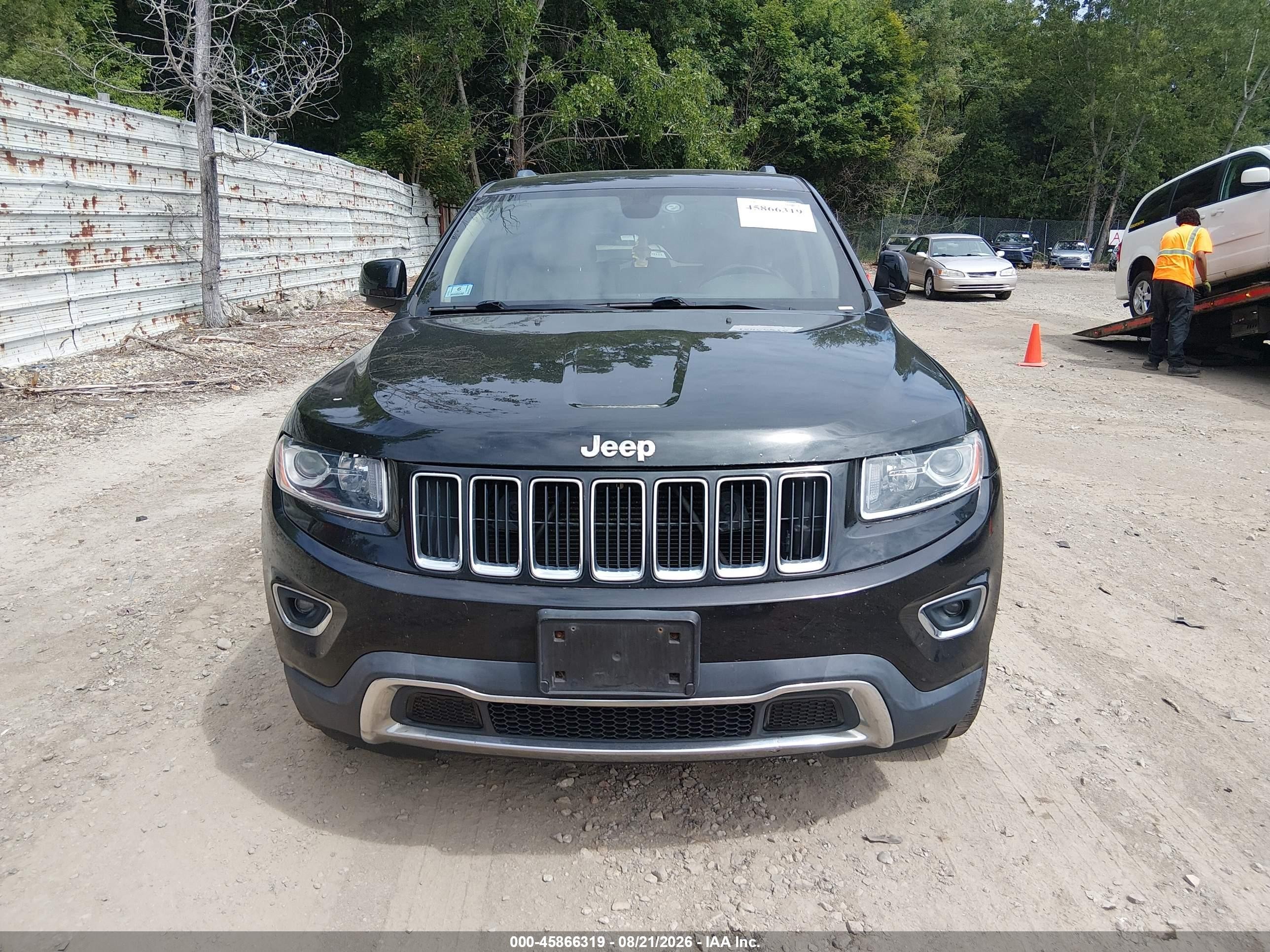 2014 Jeep Grand Cherokee Limited Черный vin: 1C4RJFBGXEC506605
