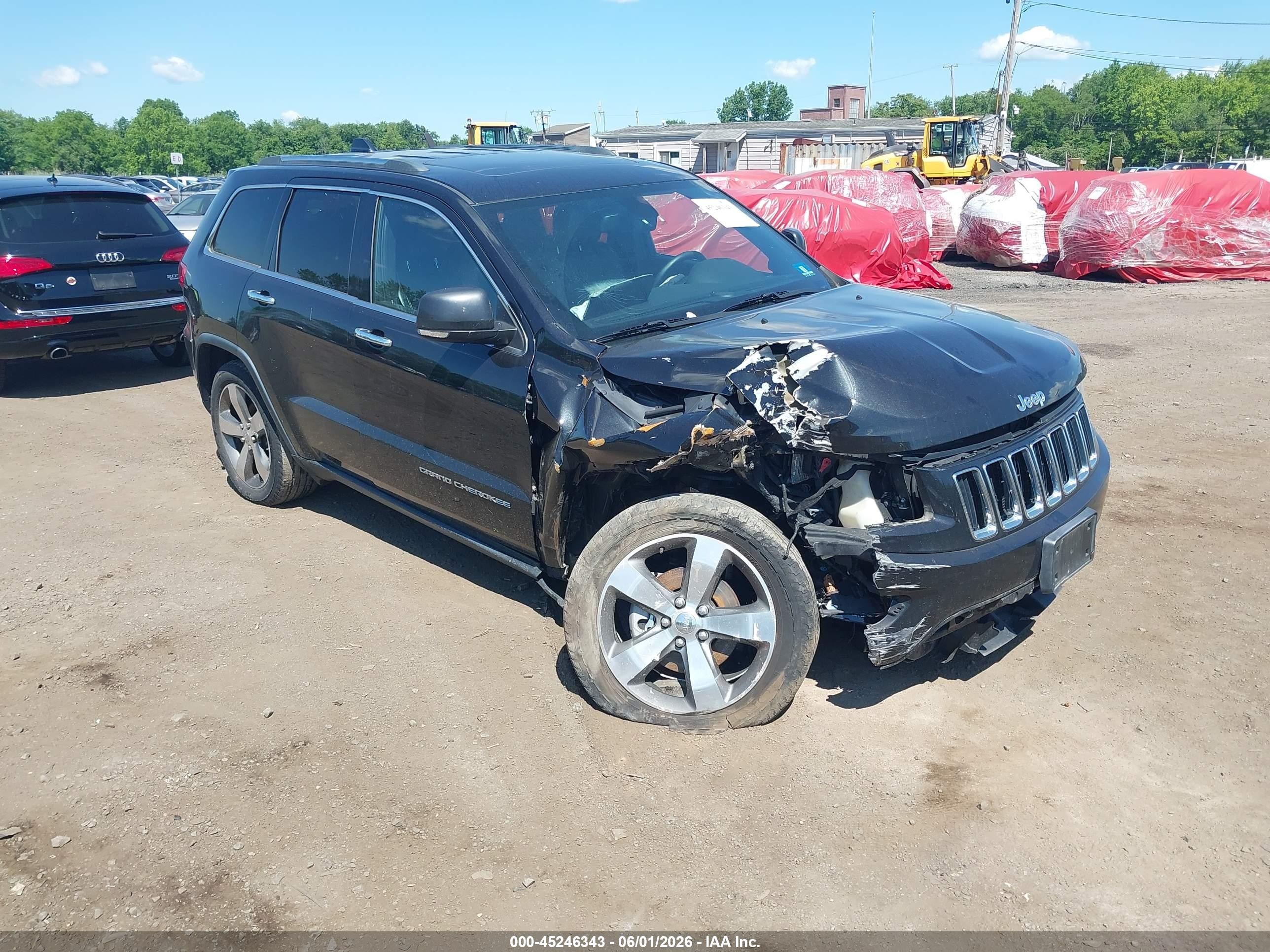 2014 Jeep Grand Cherokee Limited Black vin: 1C4RJFBGXEC526692