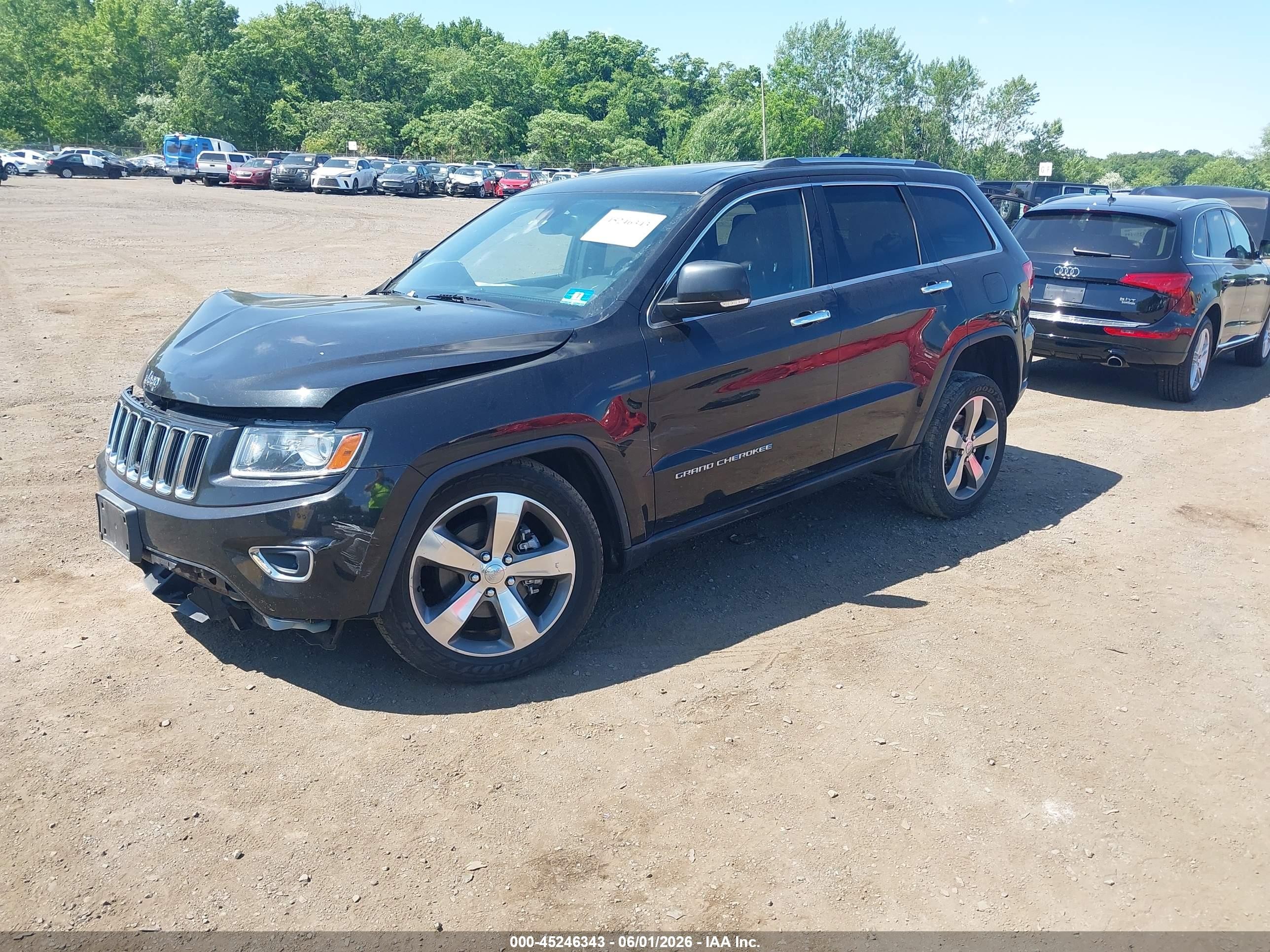 2014 Jeep Grand Cherokee Limited Black vin: 1C4RJFBGXEC526692