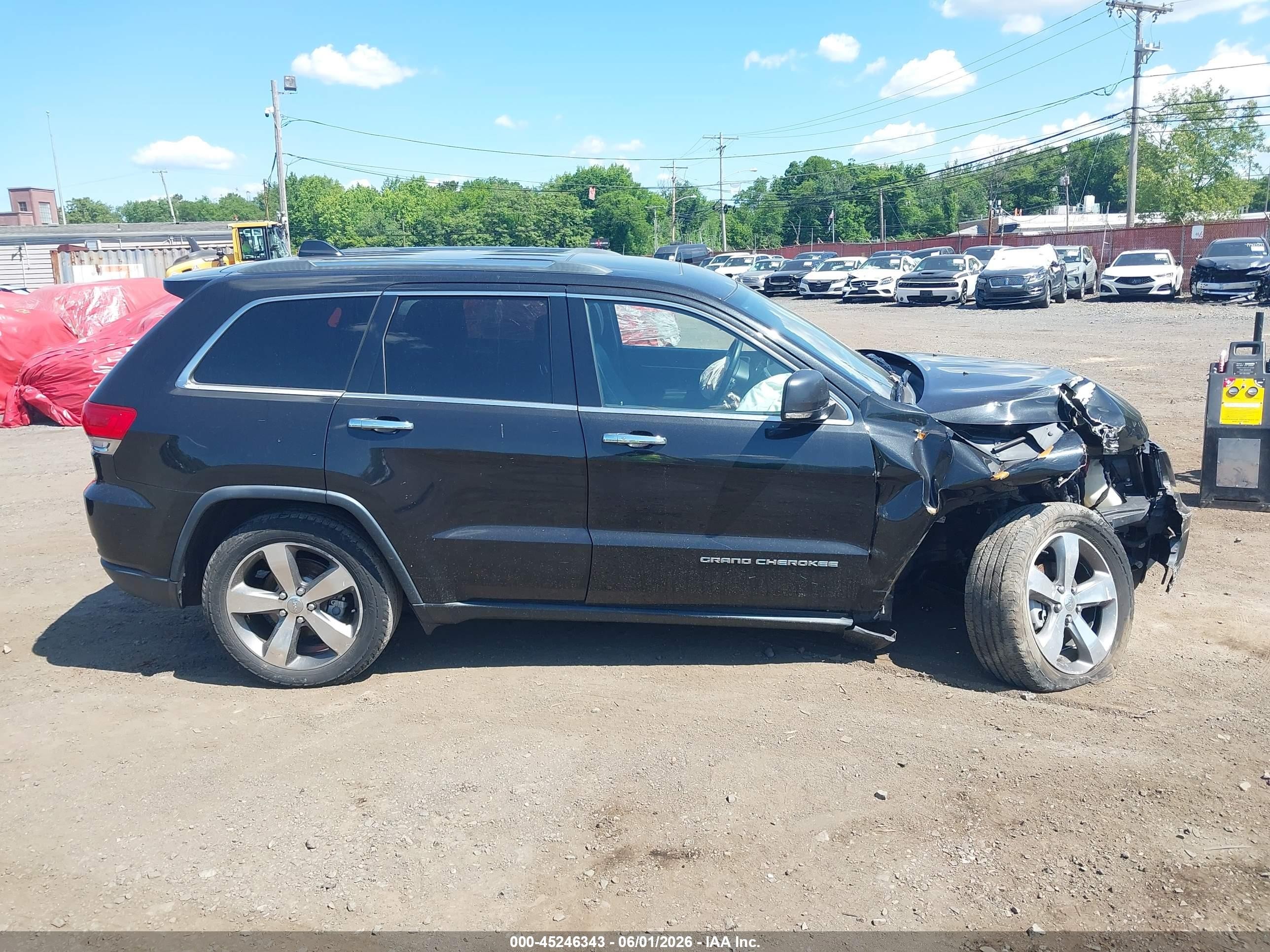 2014 Jeep Grand Cherokee Limited Black vin: 1C4RJFBGXEC526692