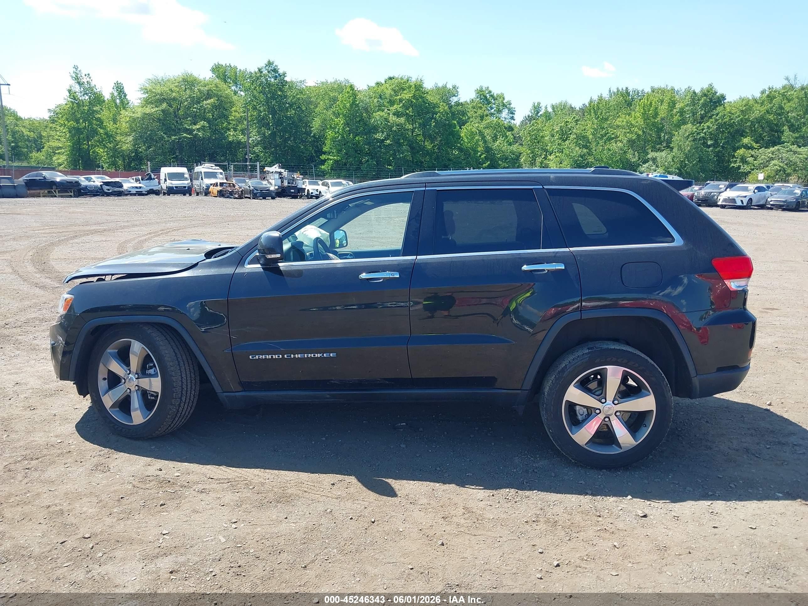 2014 Jeep Grand Cherokee Limited Black vin: 1C4RJFBGXEC526692