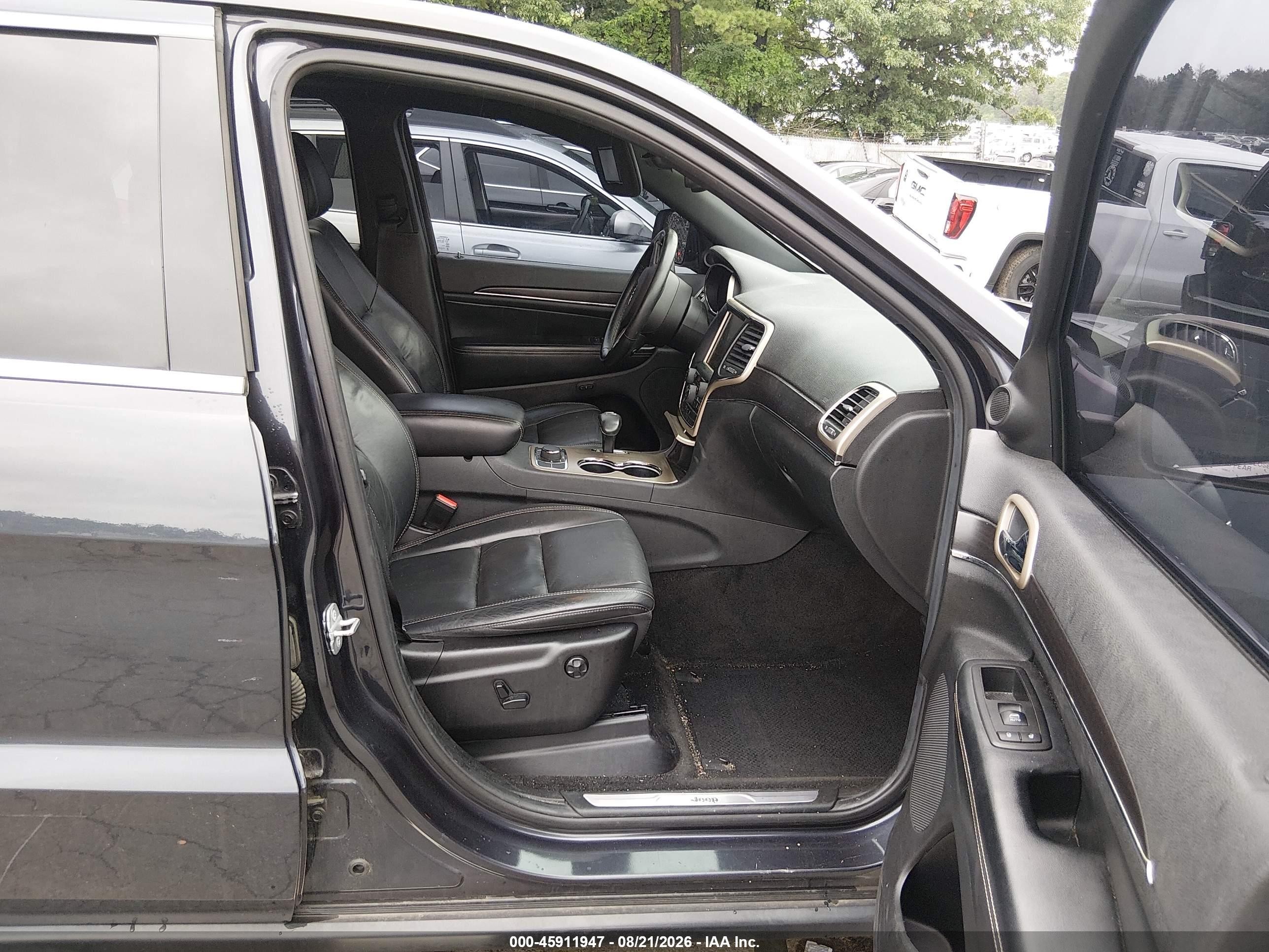 2014 Jeep Grand Cherokee Limited Black vin: 1C4RJFBGXEC543203