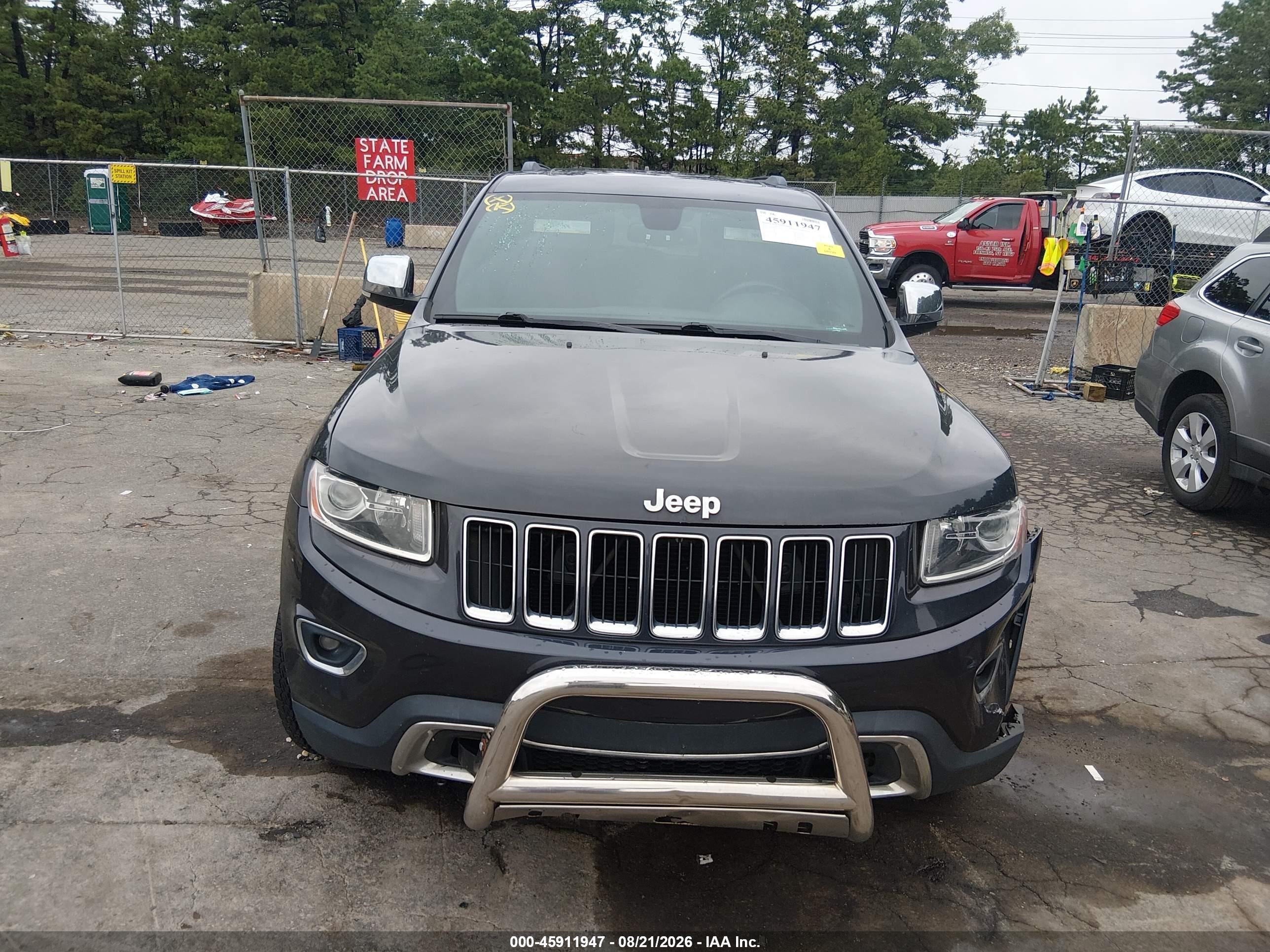 2014 Jeep Grand Cherokee Limited Black vin: 1C4RJFBGXEC543203