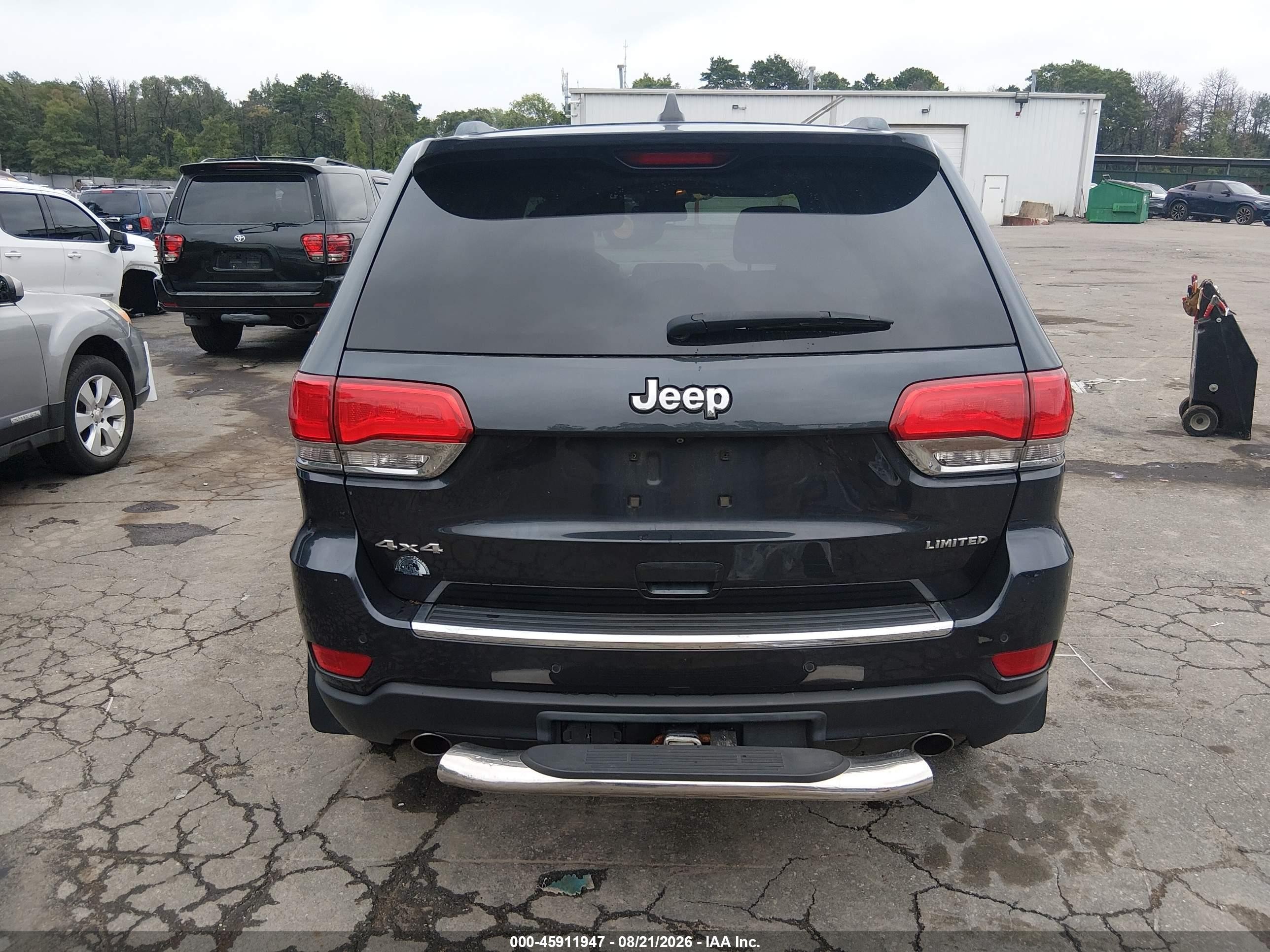 2014 Jeep Grand Cherokee Limited Black vin: 1C4RJFBGXEC543203