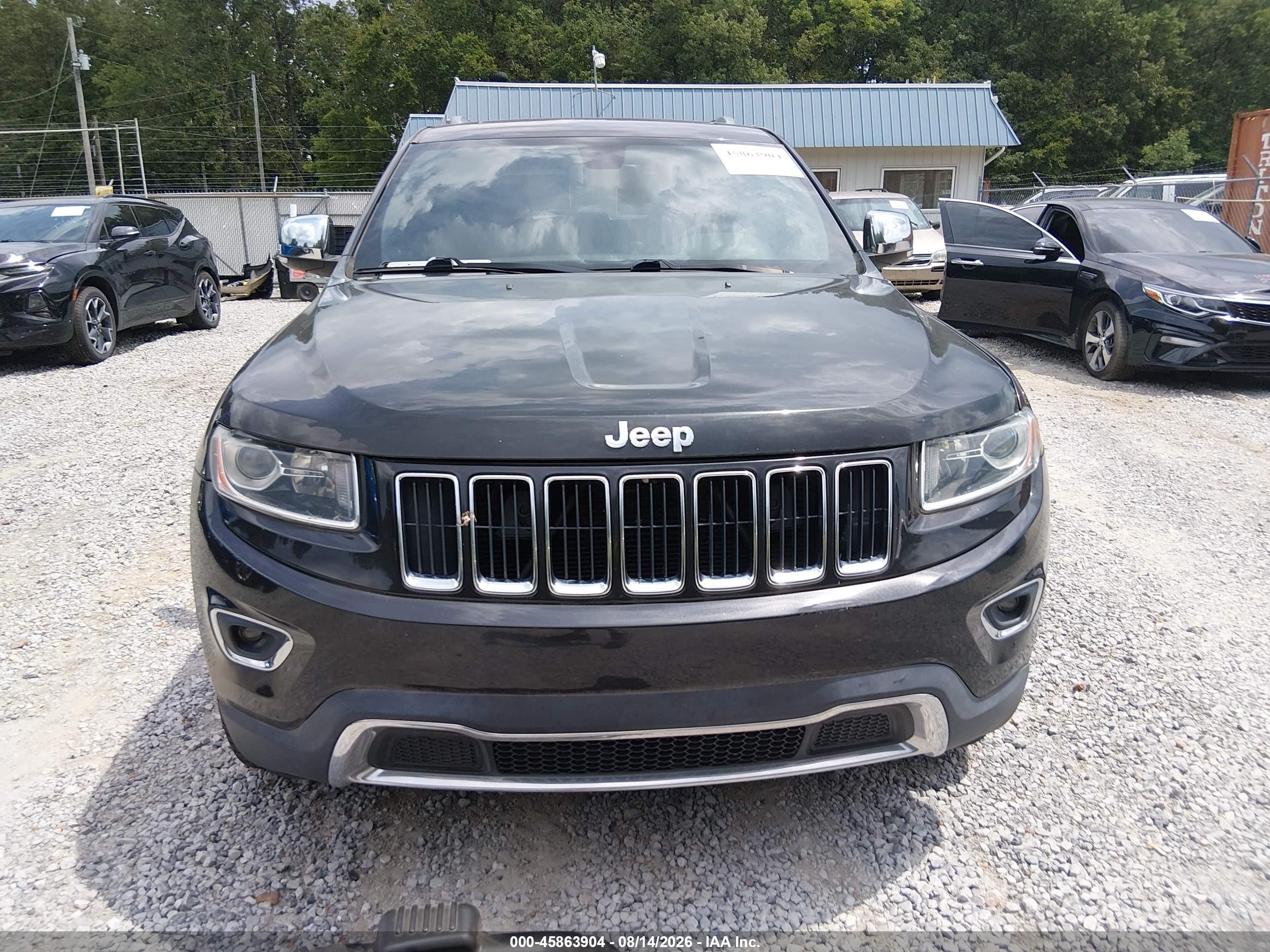 2014 Jeep Grand Cherokee Limited Черный vin: 1C4RJFBGXEC547106