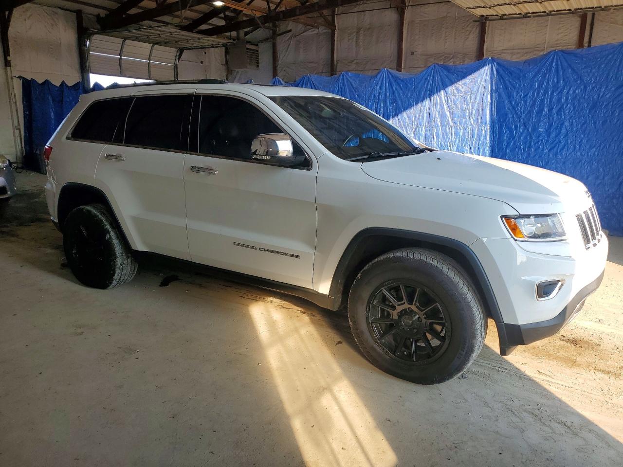 2014 Jeep Grand Cherokee Limited White vin: 1C4RJFBGXEC555268