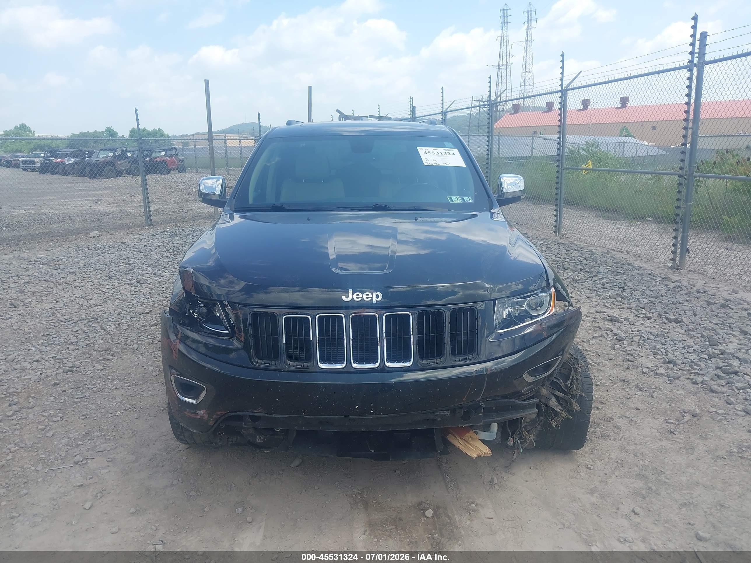 2015 Jeep Grand Cherokee Limited Black vin: 1C4RJFBGXFC122728