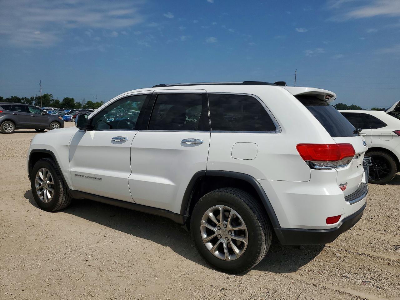 2015 Jeep Grand Cherokee Limited White vin: 1C4RJFBGXFC134233