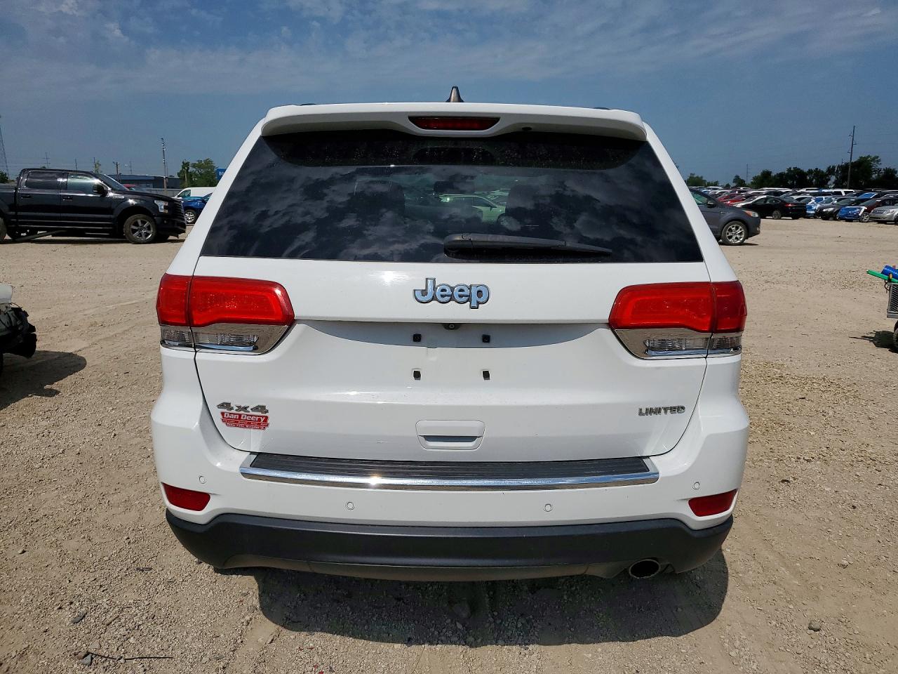 2015 Jeep Grand Cherokee Limited White vin: 1C4RJFBGXFC134233