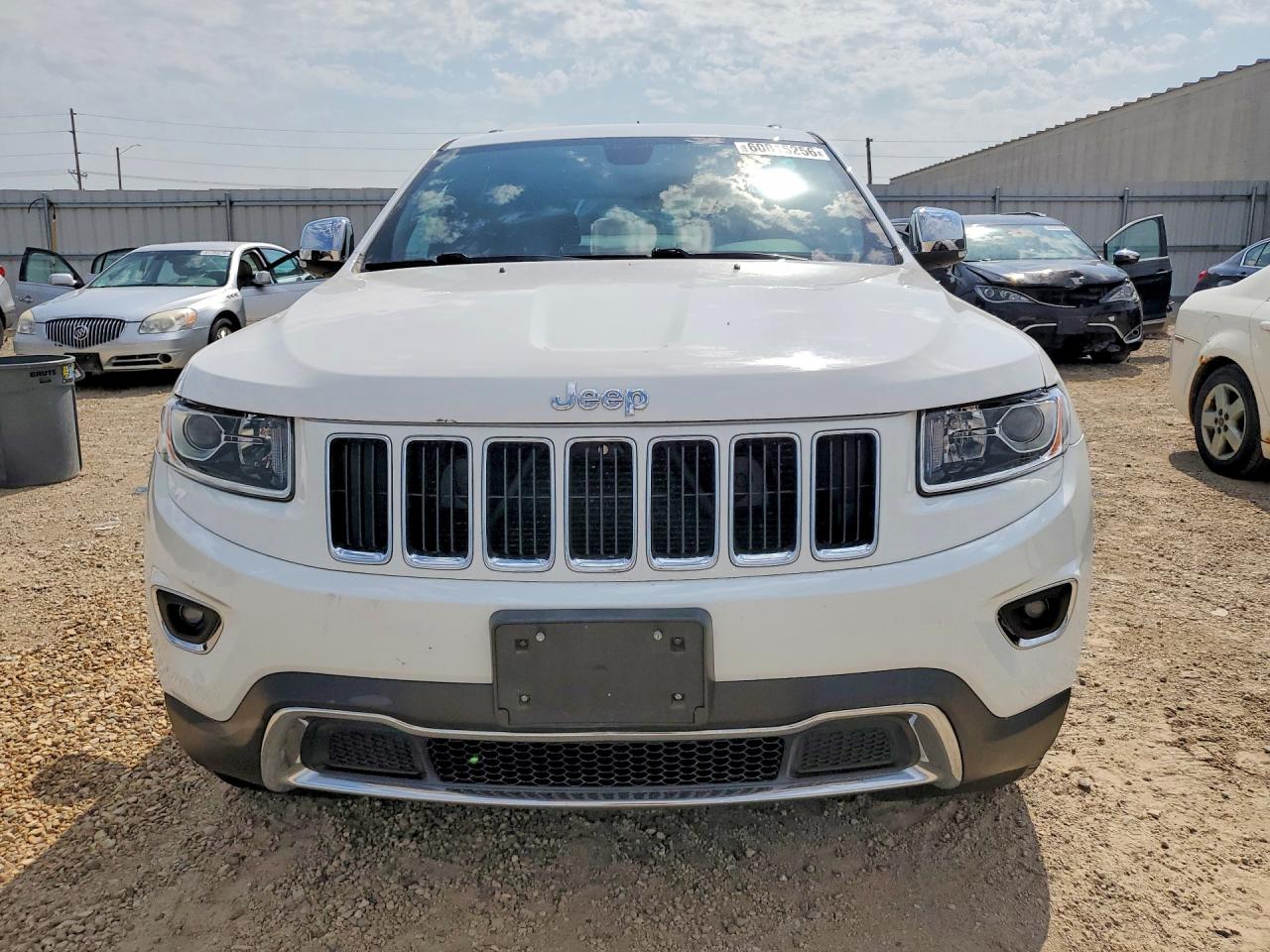 2015 Jeep Grand Cherokee Limited White vin: 1C4RJFBGXFC134233