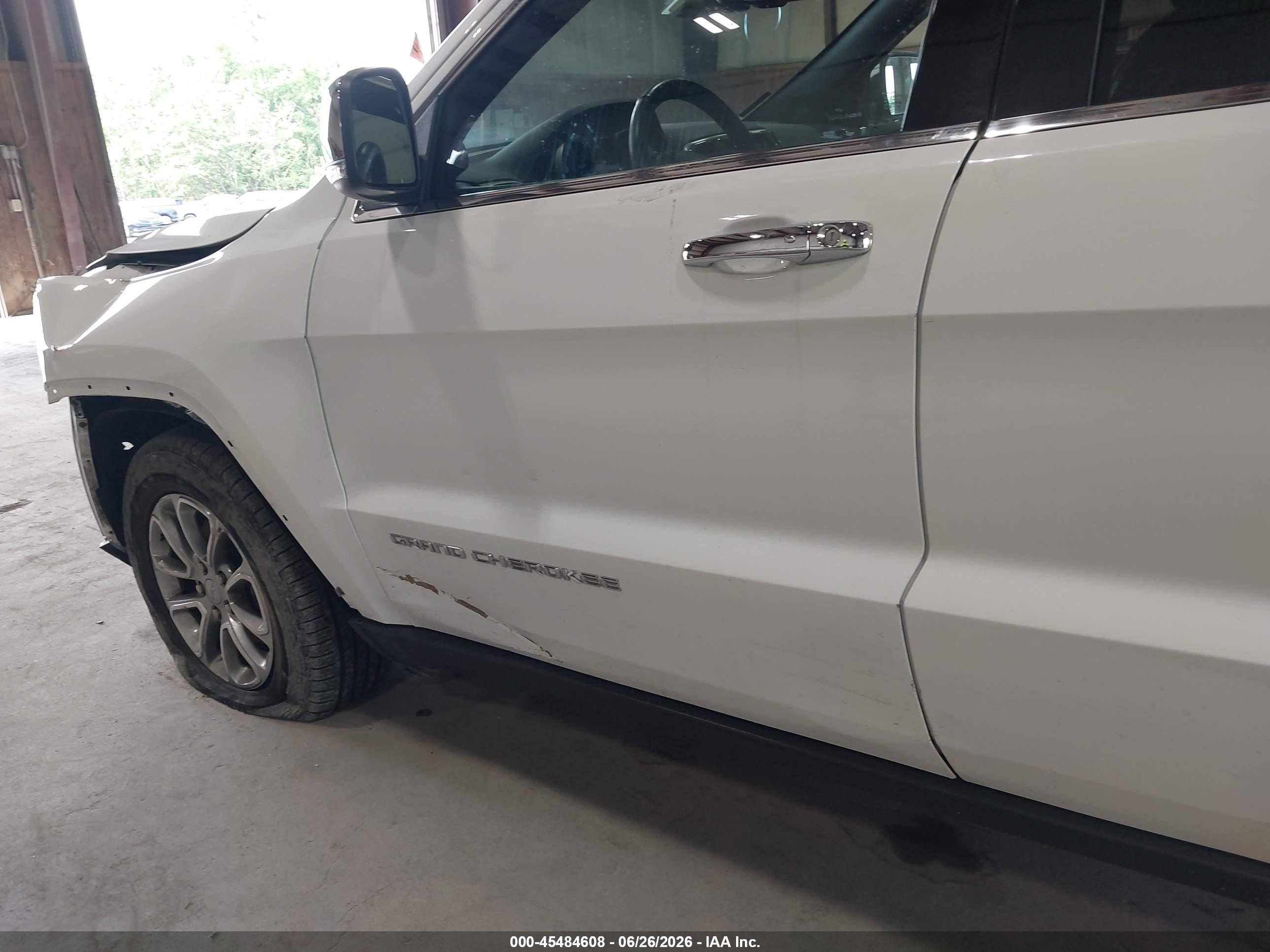 2015 Jeep Grand Cherokee Limited White vin: 1C4RJFBGXFC136001
