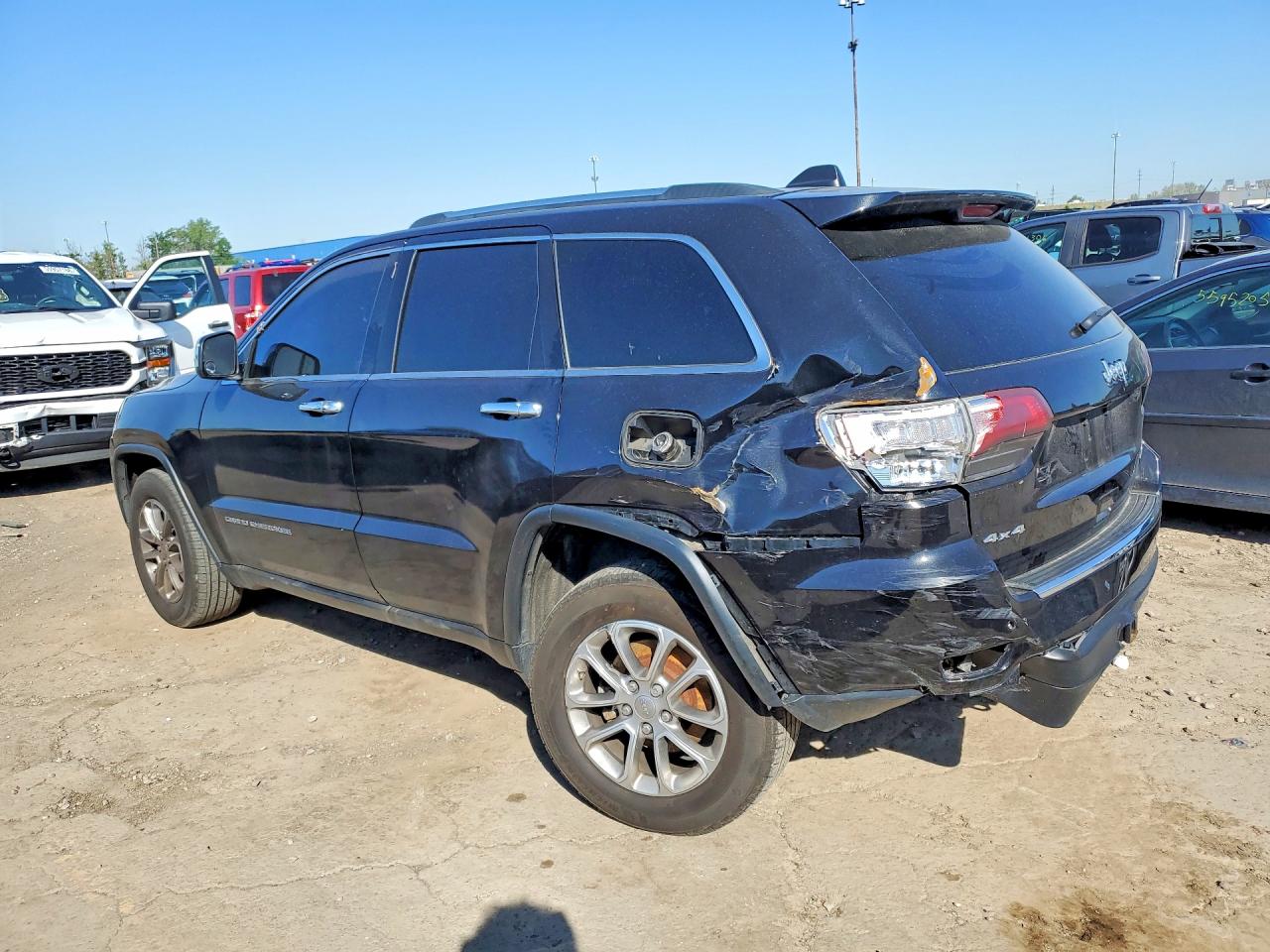 2015 Jeep Grand Cherokee Limited Black vin: 1C4RJFBGXFC141358