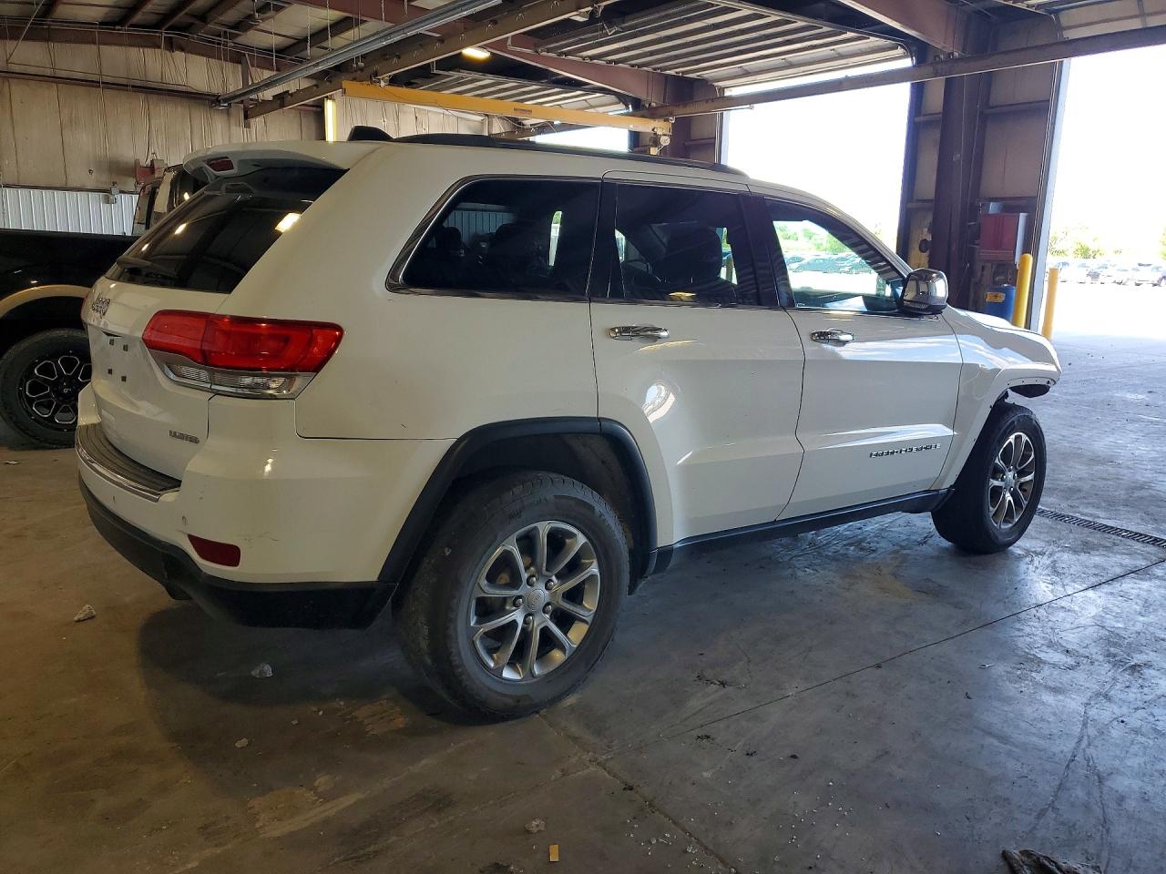 2015 Jeep Grand Cherokee Limited White vin: 1C4RJFBGXFC150447