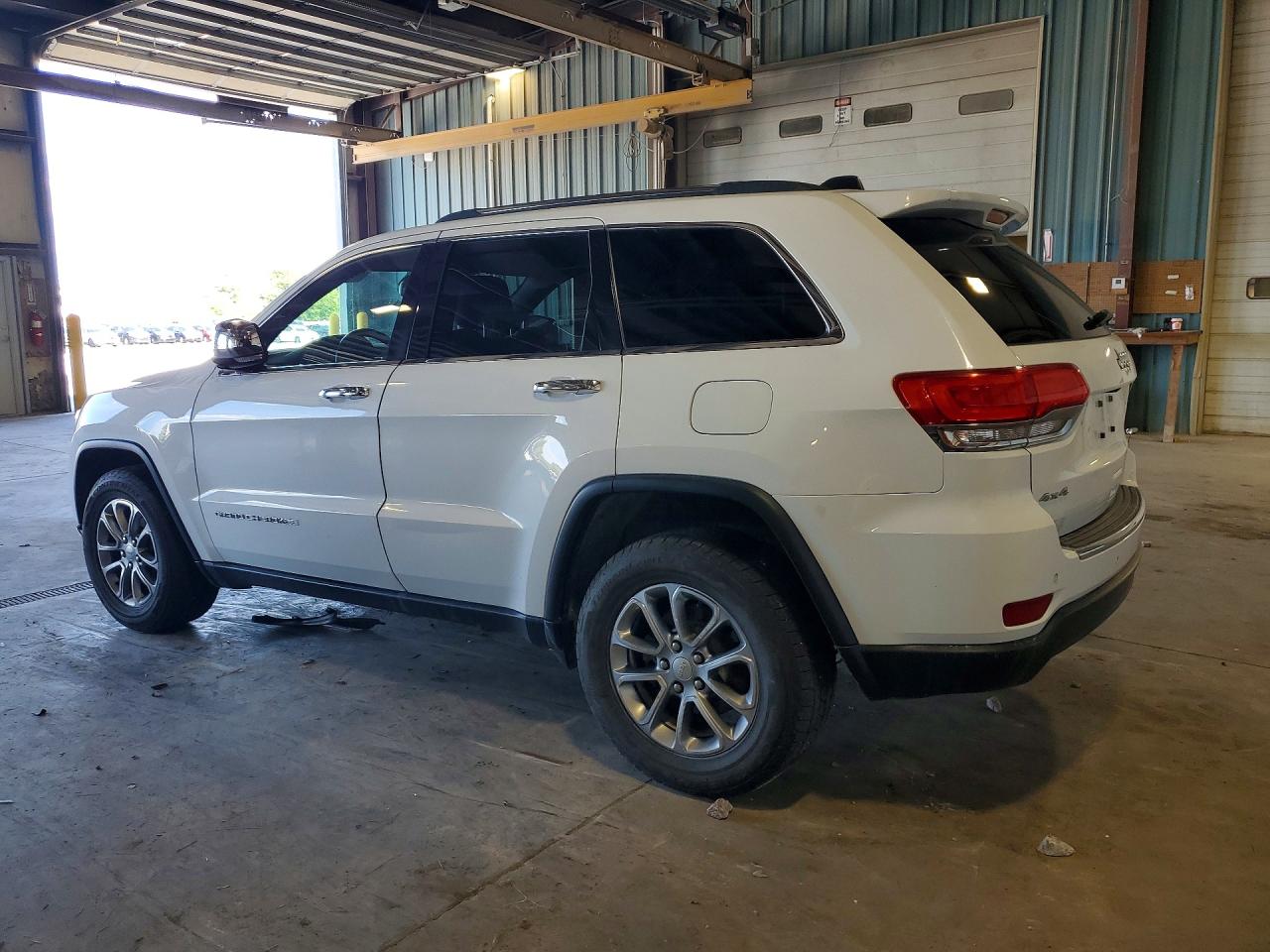 2015 Jeep Grand Cherokee Limited White vin: 1C4RJFBGXFC150447