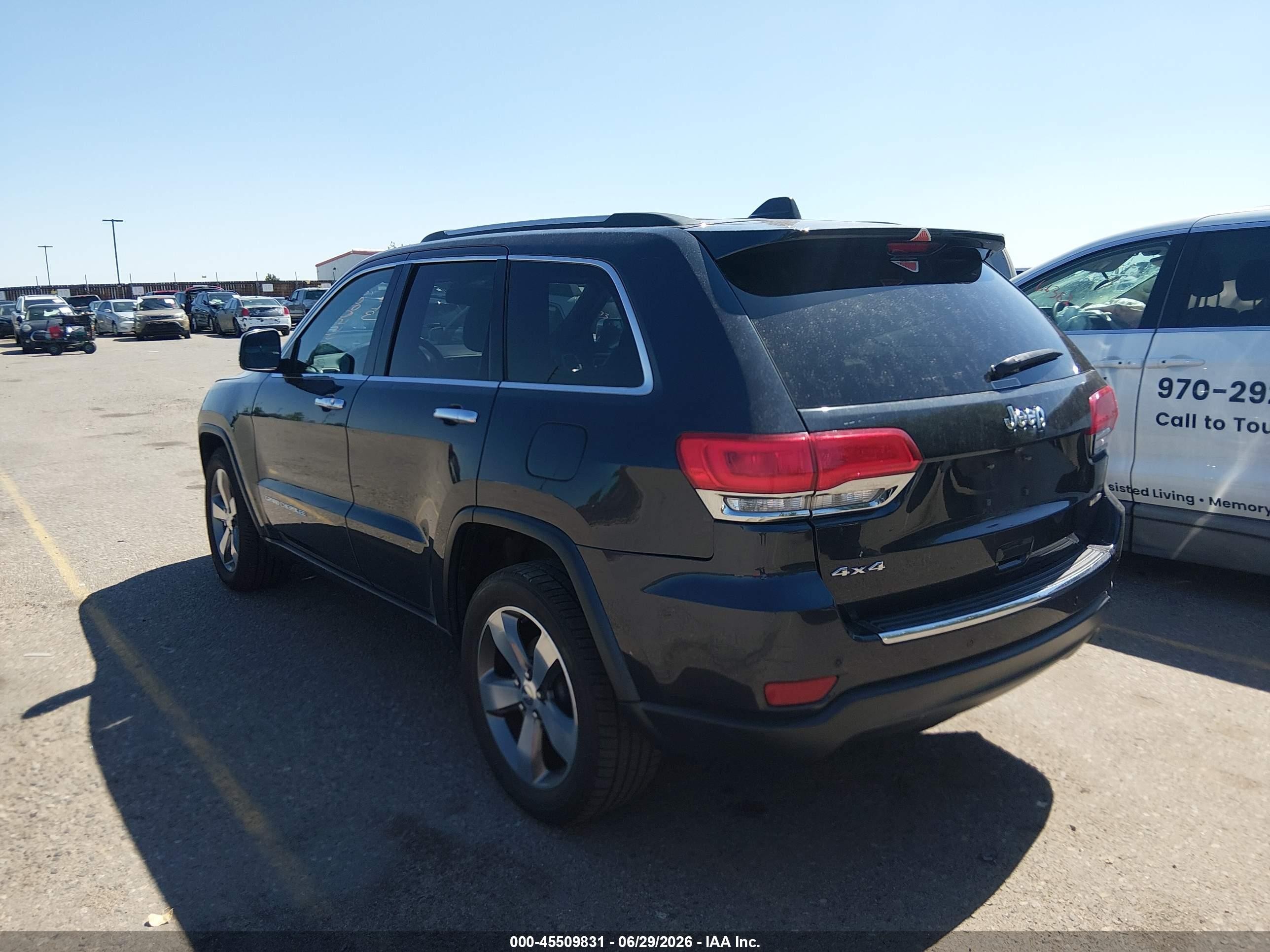 2015 Jeep Grand Cherokee Limited Gray vin: 1C4RJFBGXFC151310