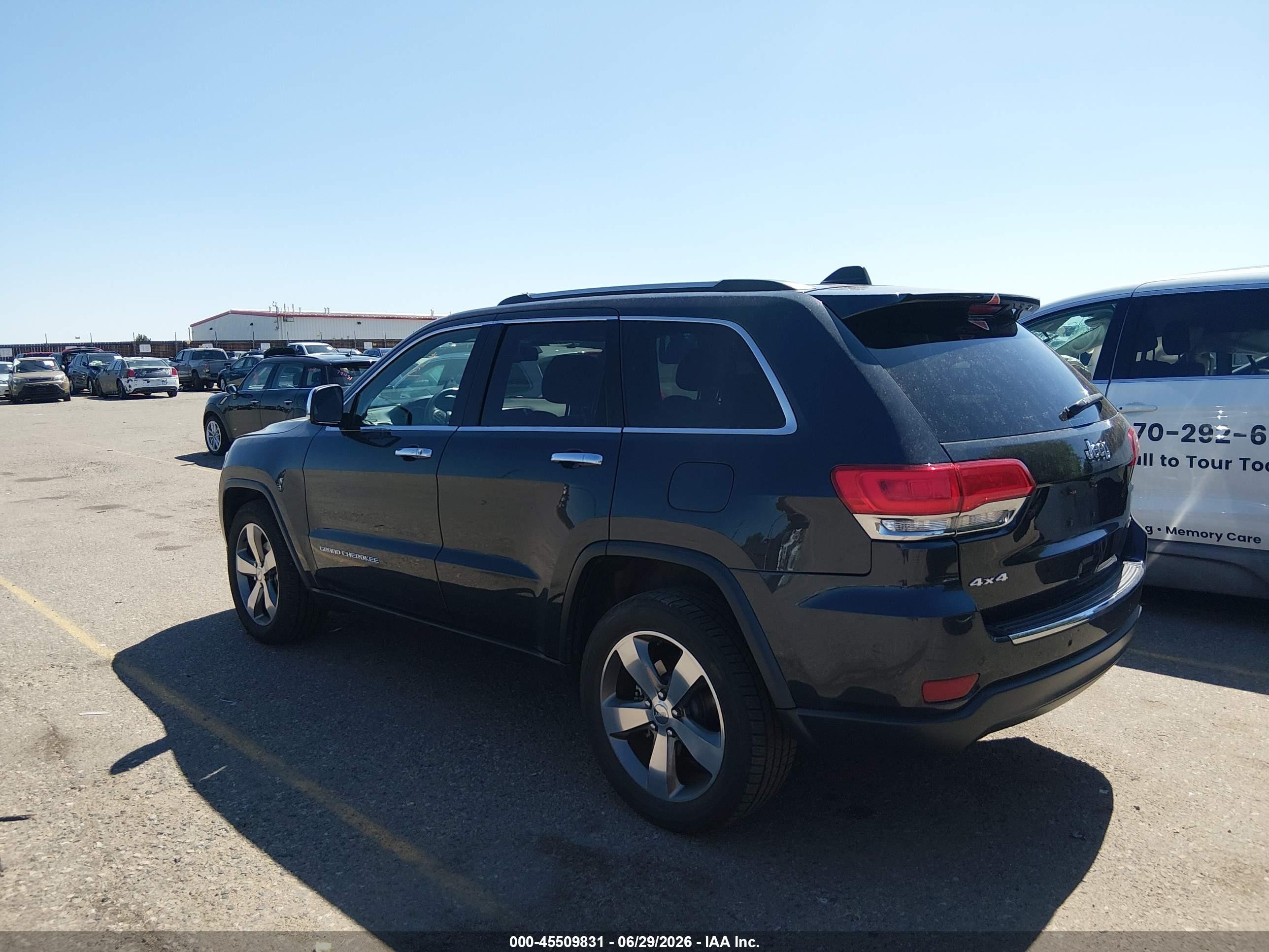 2015 Jeep Grand Cherokee Limited Gray vin: 1C4RJFBGXFC151310