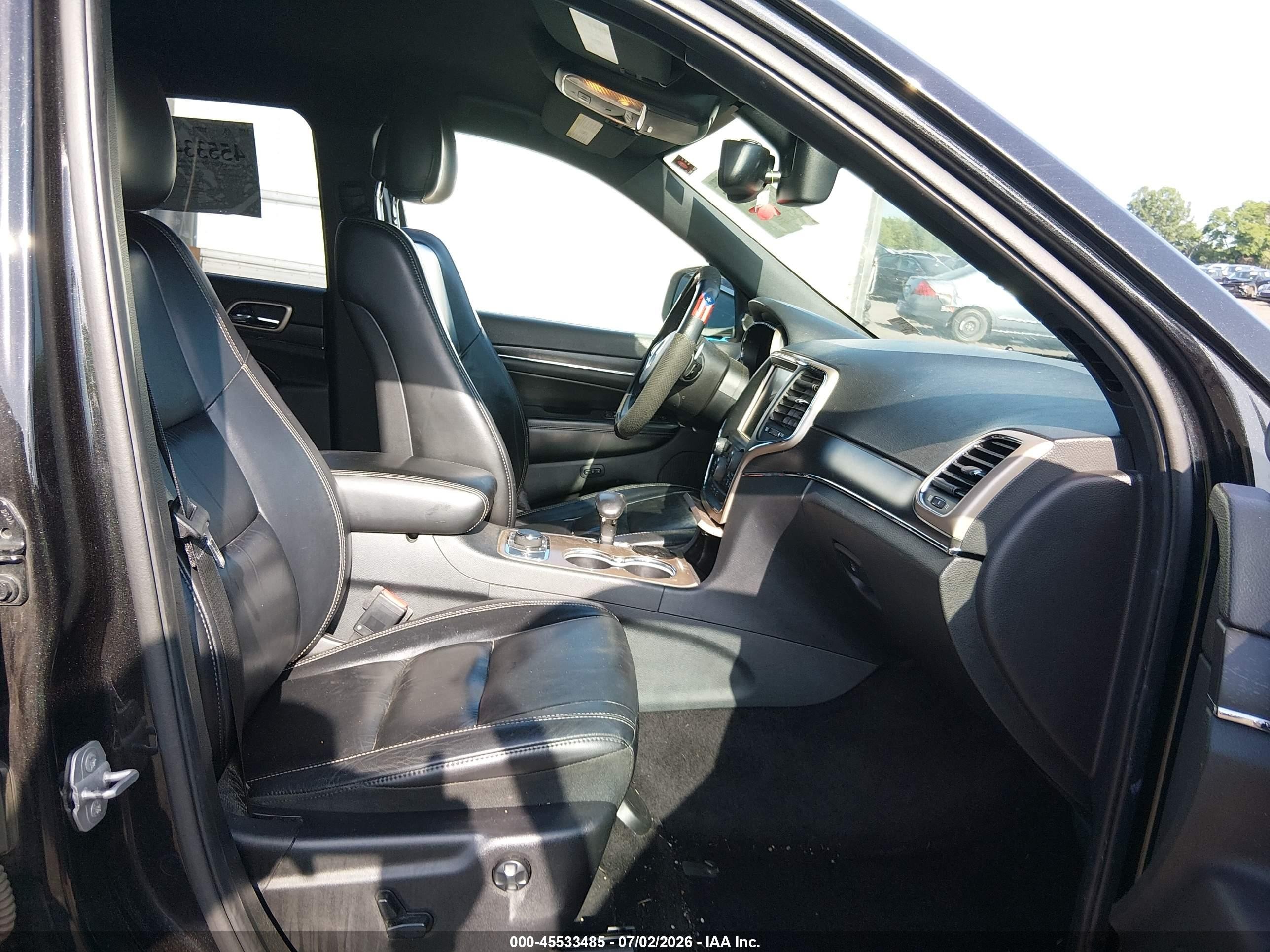 2015 Jeep Grand Cherokee Limited Black vin: 1C4RJFBGXFC179110
