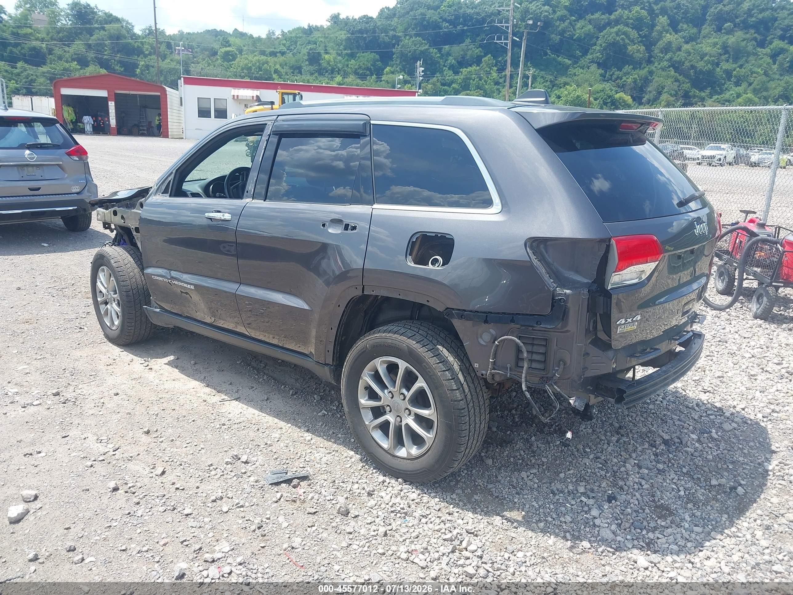 2015 Jeep Grand Cherokee Limited Gray vin: 1C4RJFBGXFC205706