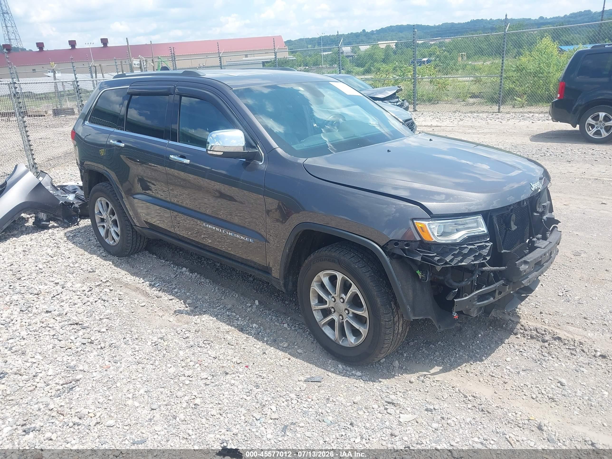 2015 Jeep Grand Cherokee Limited Gray vin: 1C4RJFBGXFC205706