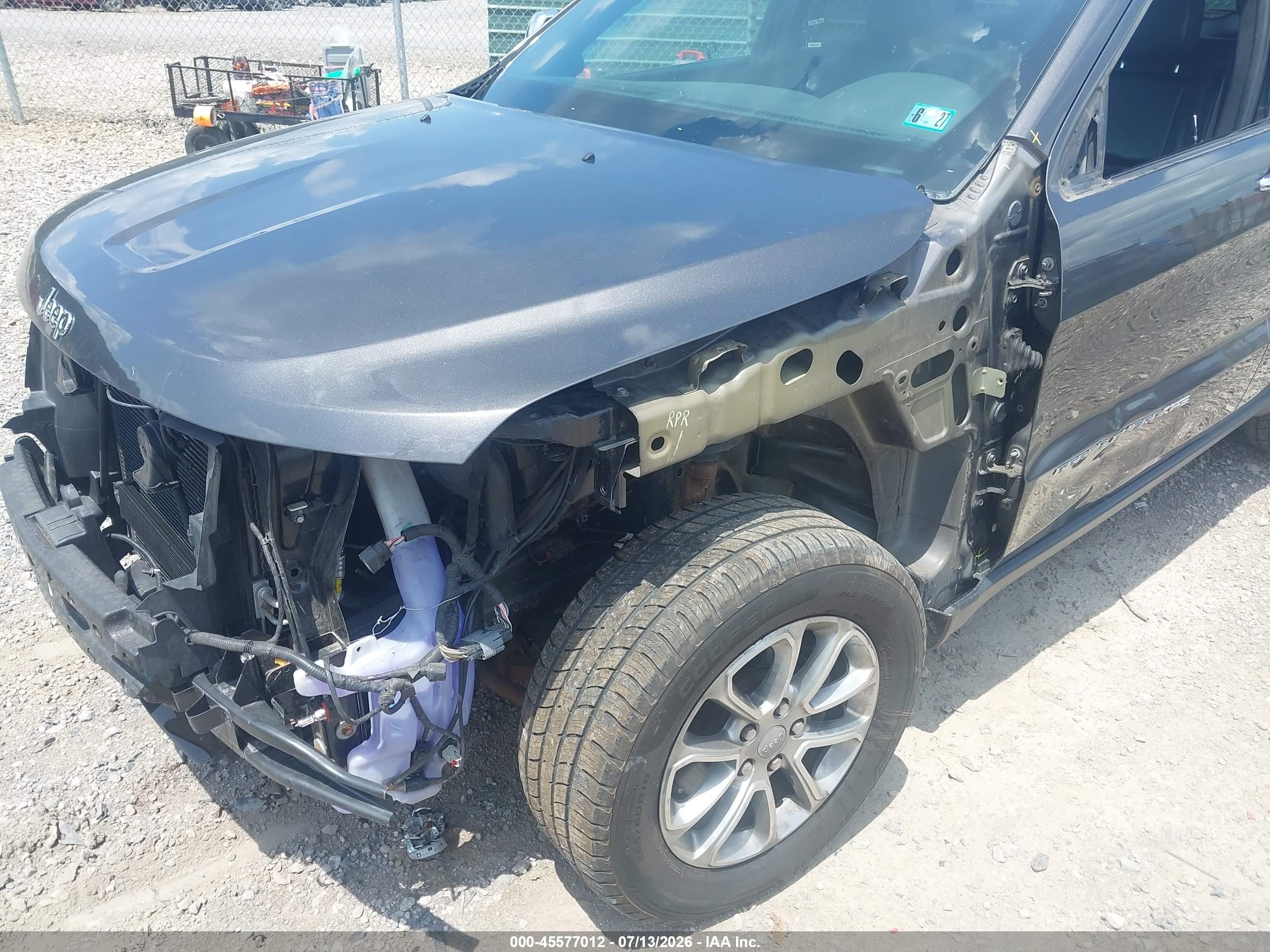 2015 Jeep Grand Cherokee Limited Gray vin: 1C4RJFBGXFC205706