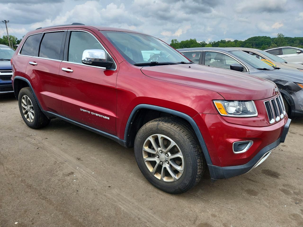 2015 Jeep Grand Cherokee Limited Red vin: 1C4RJFBGXFC608066