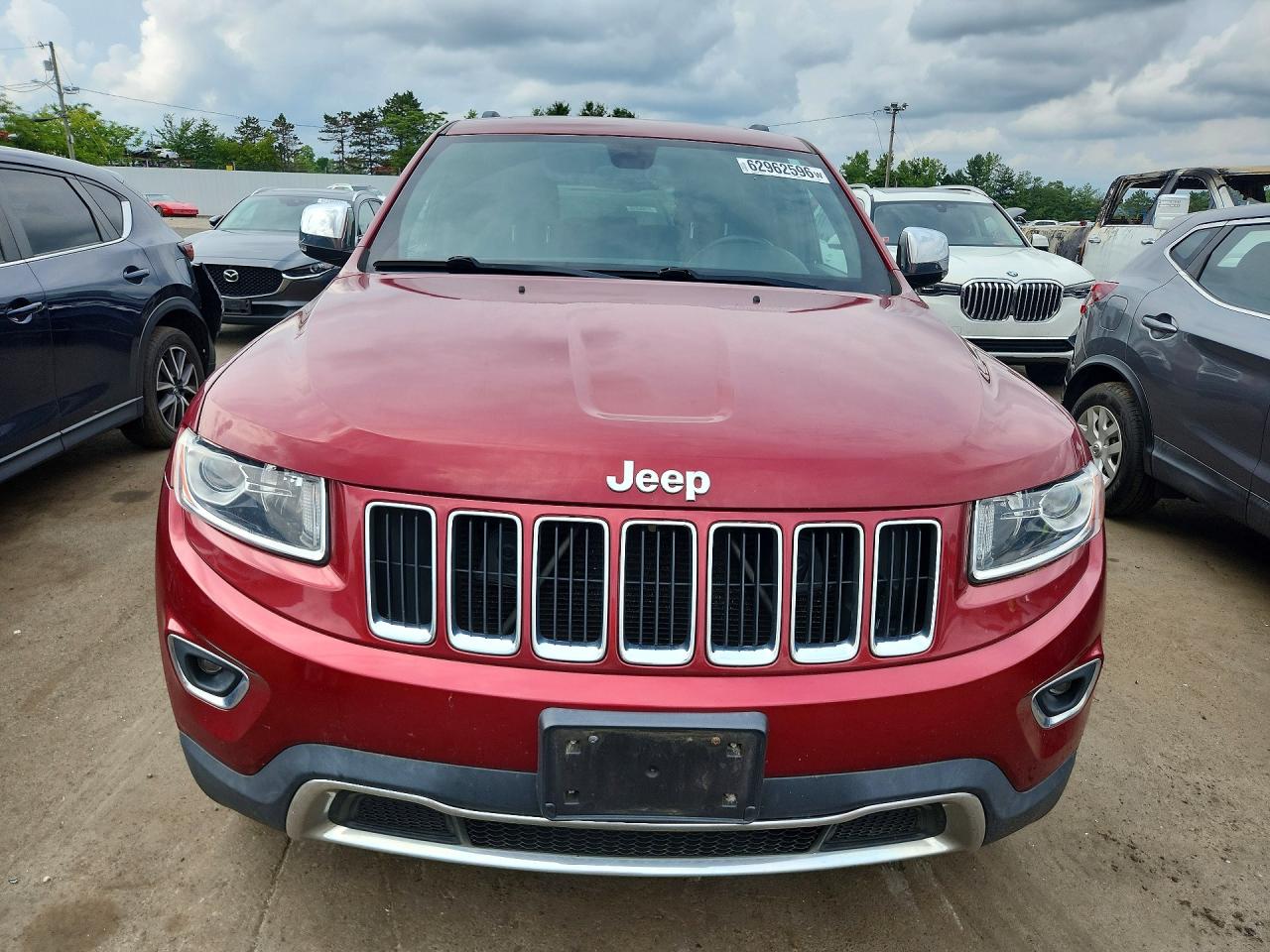2015 Jeep Grand Cherokee Limited Red vin: 1C4RJFBGXFC608066