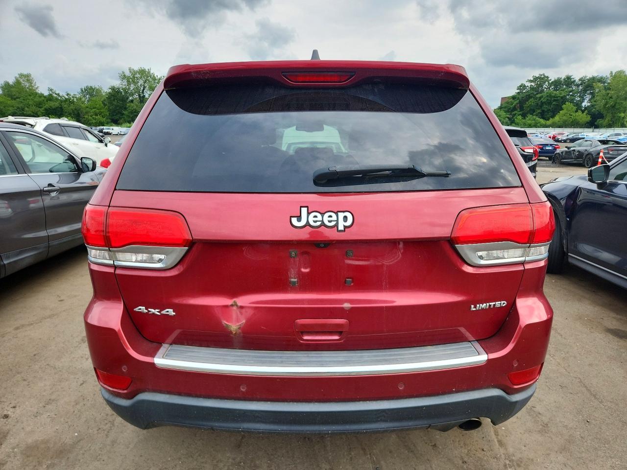 2015 Jeep Grand Cherokee Limited Red vin: 1C4RJFBGXFC608066