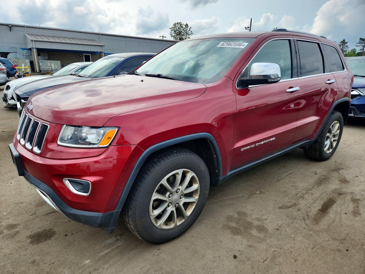 2015 Jeep Grand Cherokee Limited Red vin: 1C4RJFBGXFC608066