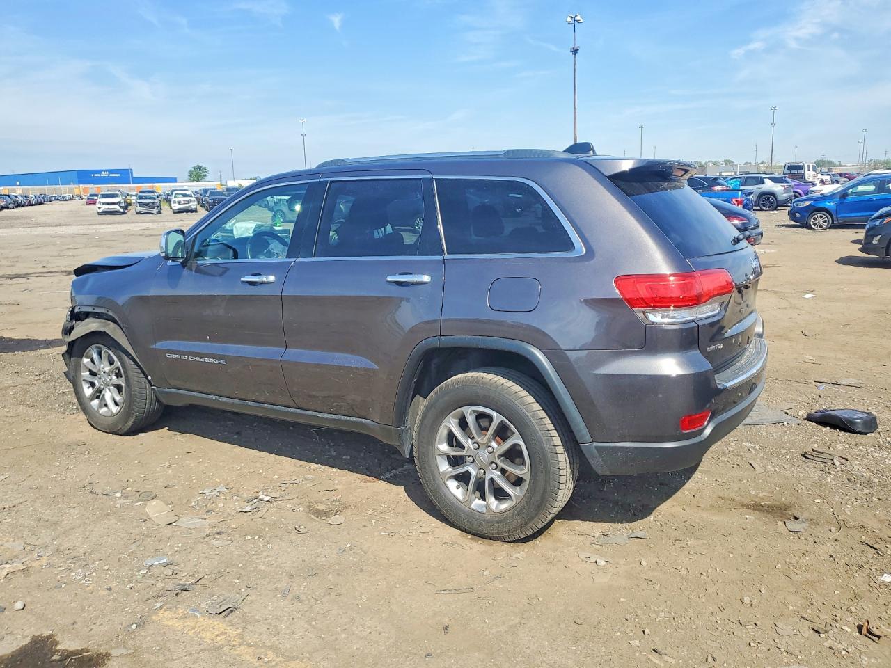 2015 Jeep Grand Cherokee Limited Gray vin: 1C4RJFBGXFC627829