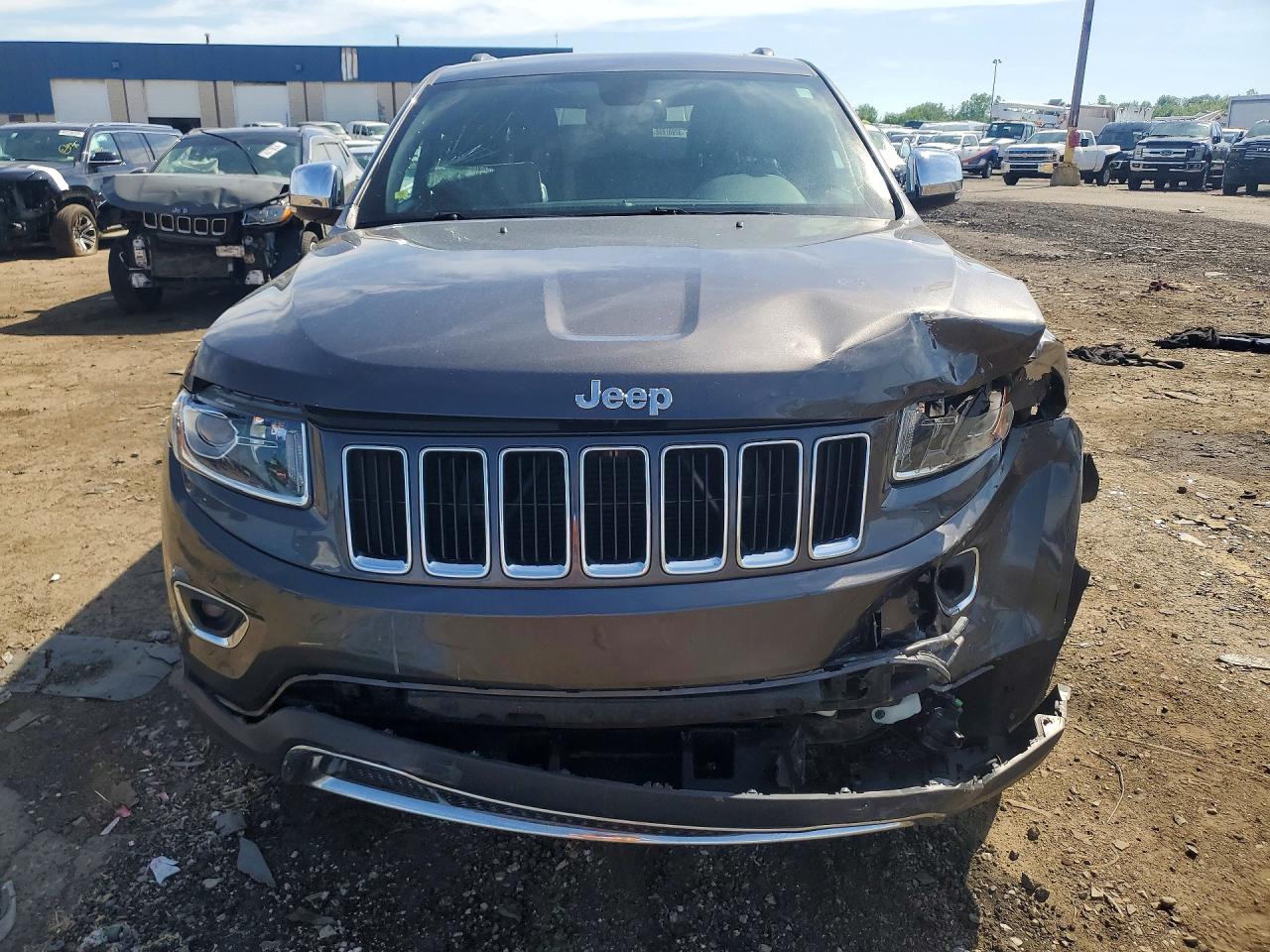 2015 Jeep Grand Cherokee Limited Gray vin: 1C4RJFBGXFC627829