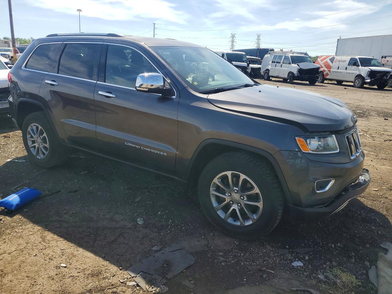 2015 Jeep Grand Cherokee Limited Gray vin: 1C4RJFBGXFC627829