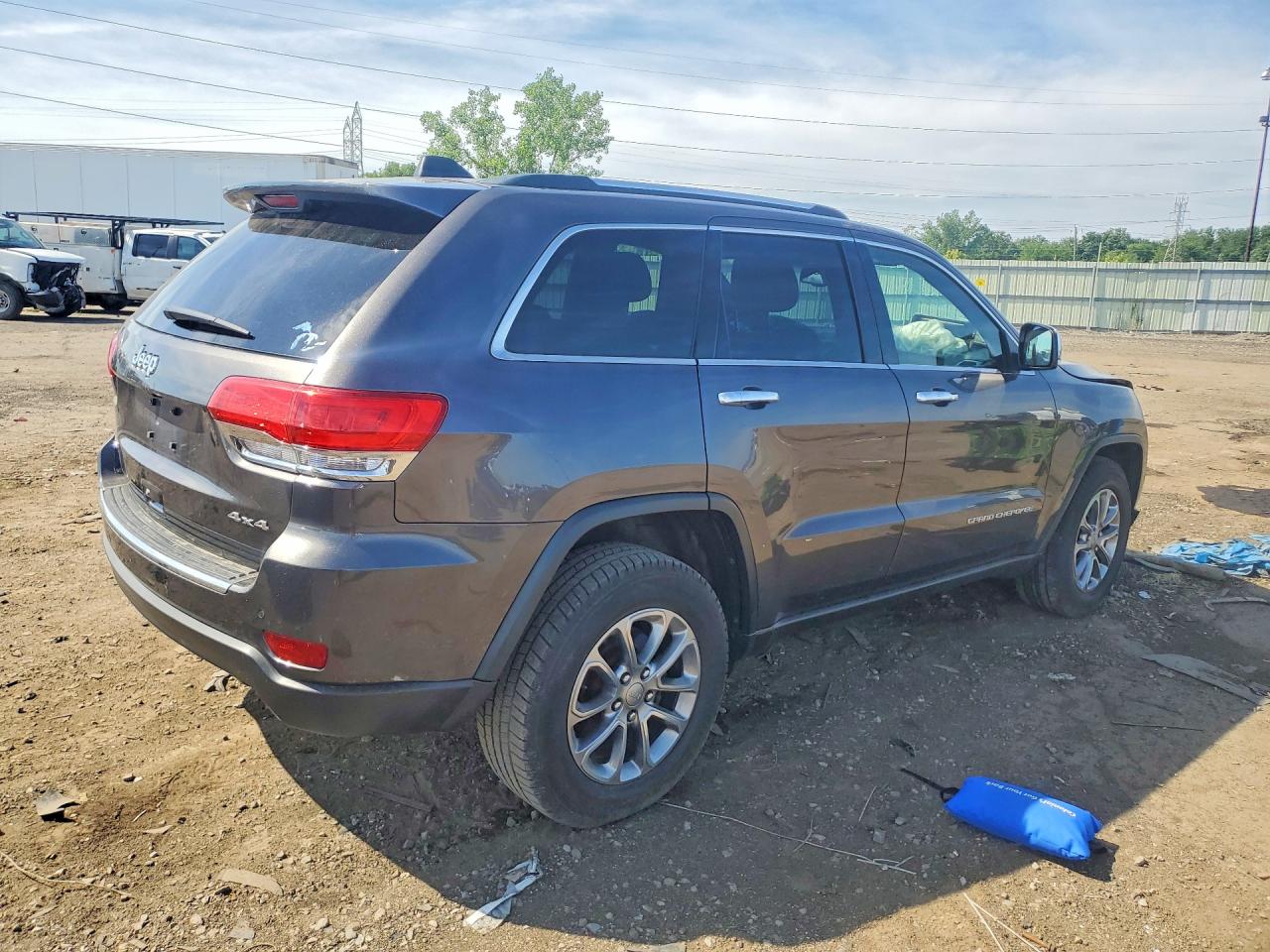 2015 Jeep Grand Cherokee Limited Gray vin: 1C4RJFBGXFC627829
