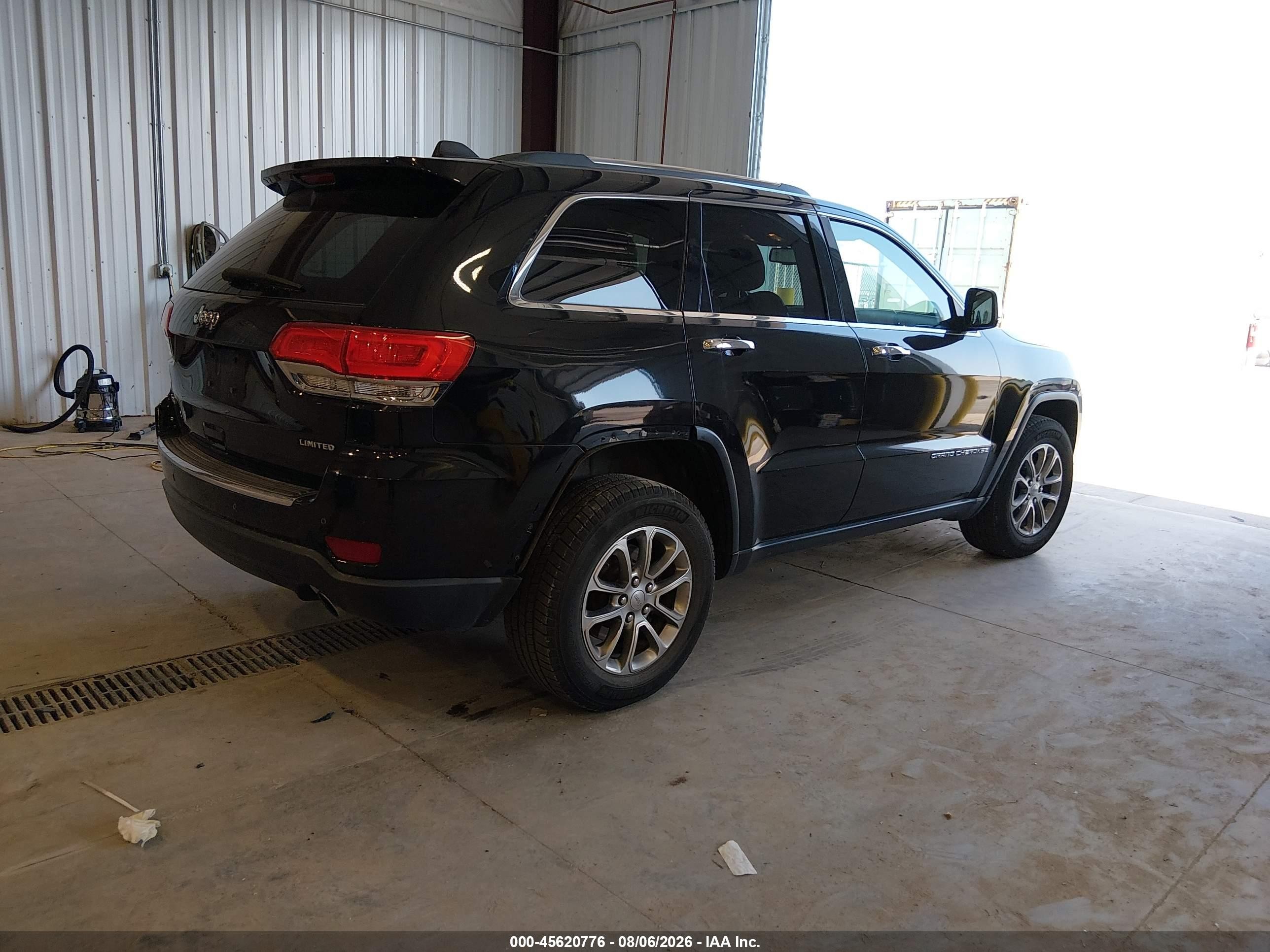 2015 Jeep Grand Cherokee Limited Черный vin: 1C4RJFBGXFC628222
