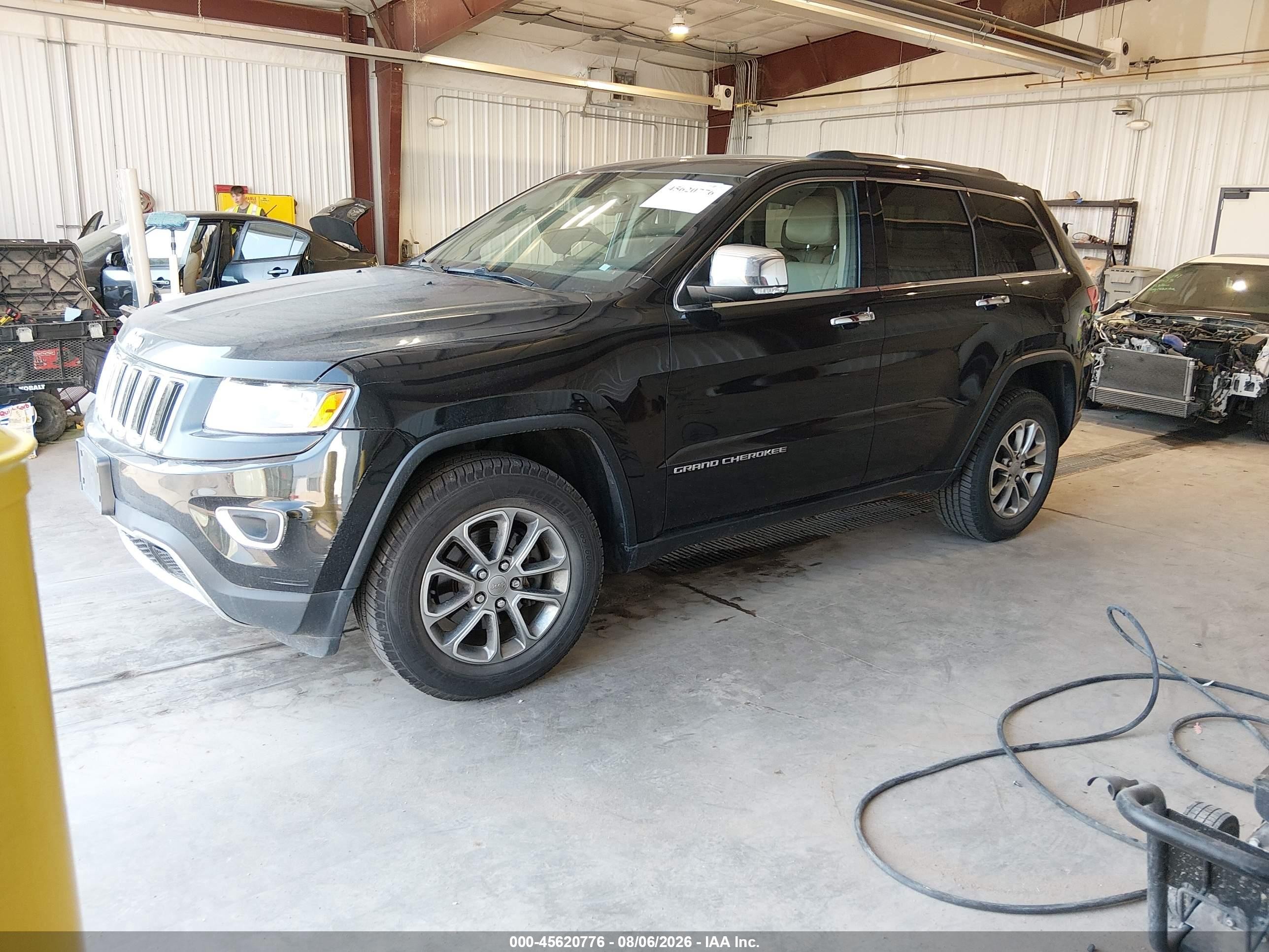 2015 Jeep Grand Cherokee Limited Черный vin: 1C4RJFBGXFC628222