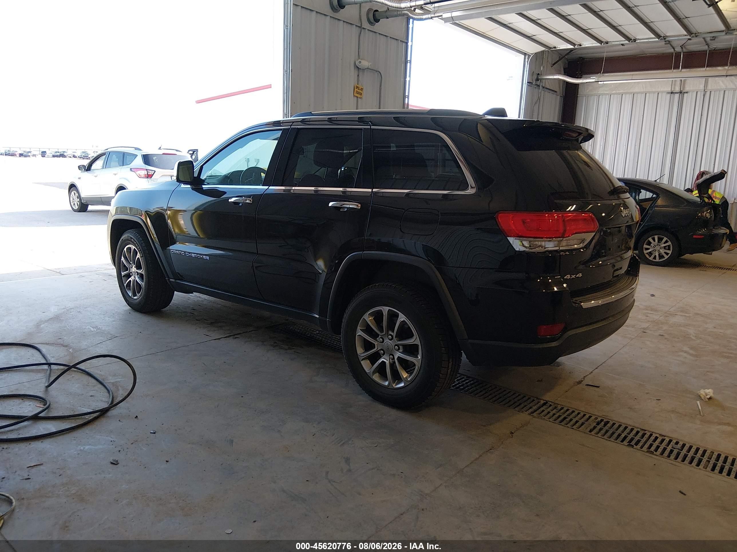 2015 Jeep Grand Cherokee Limited Черный vin: 1C4RJFBGXFC628222