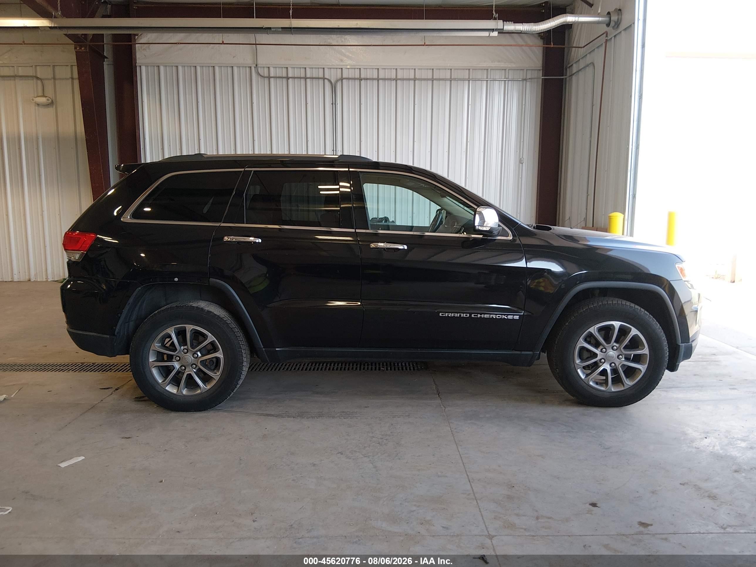 2015 Jeep Grand Cherokee Limited Черный vin: 1C4RJFBGXFC628222