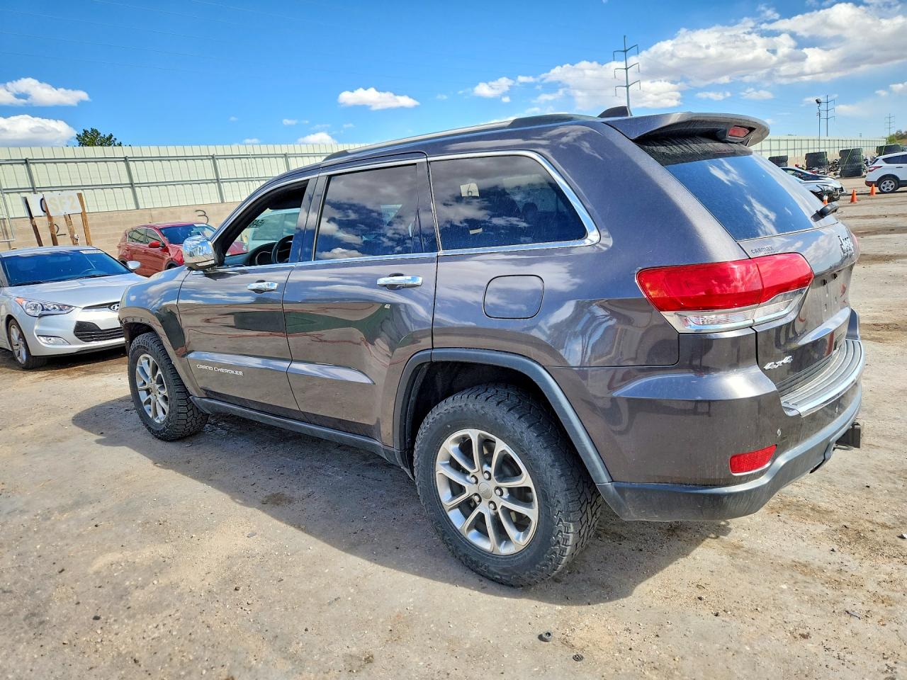 2015 Jeep Grand Cherokee Limited Gray vin: 1C4RJFBGXFC644162