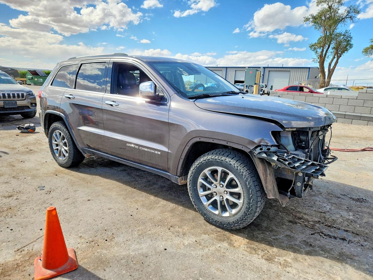 2015 Jeep Grand Cherokee Limited Gray vin: 1C4RJFBGXFC644162