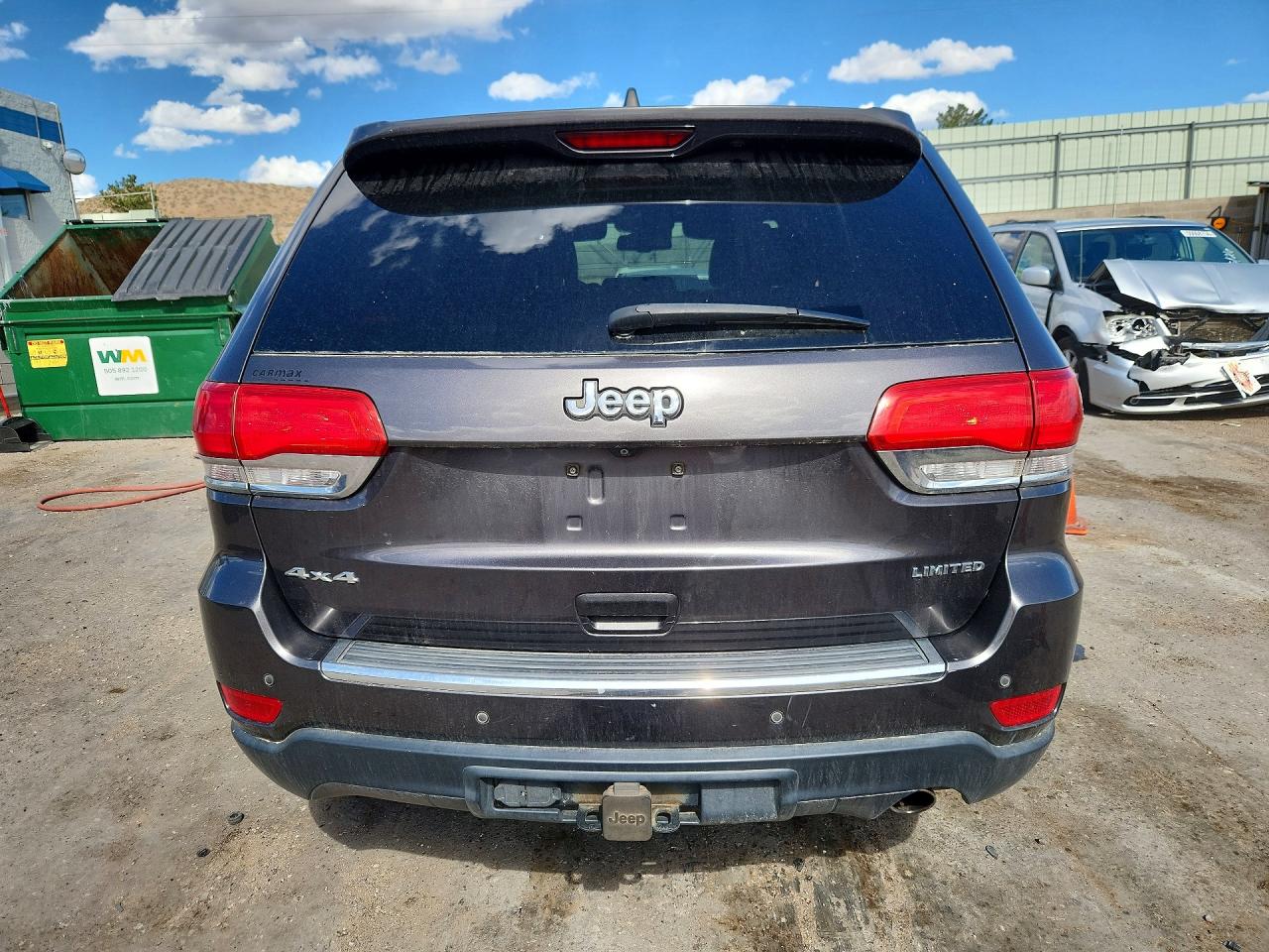 2015 Jeep Grand Cherokee Limited Gray vin: 1C4RJFBGXFC644162