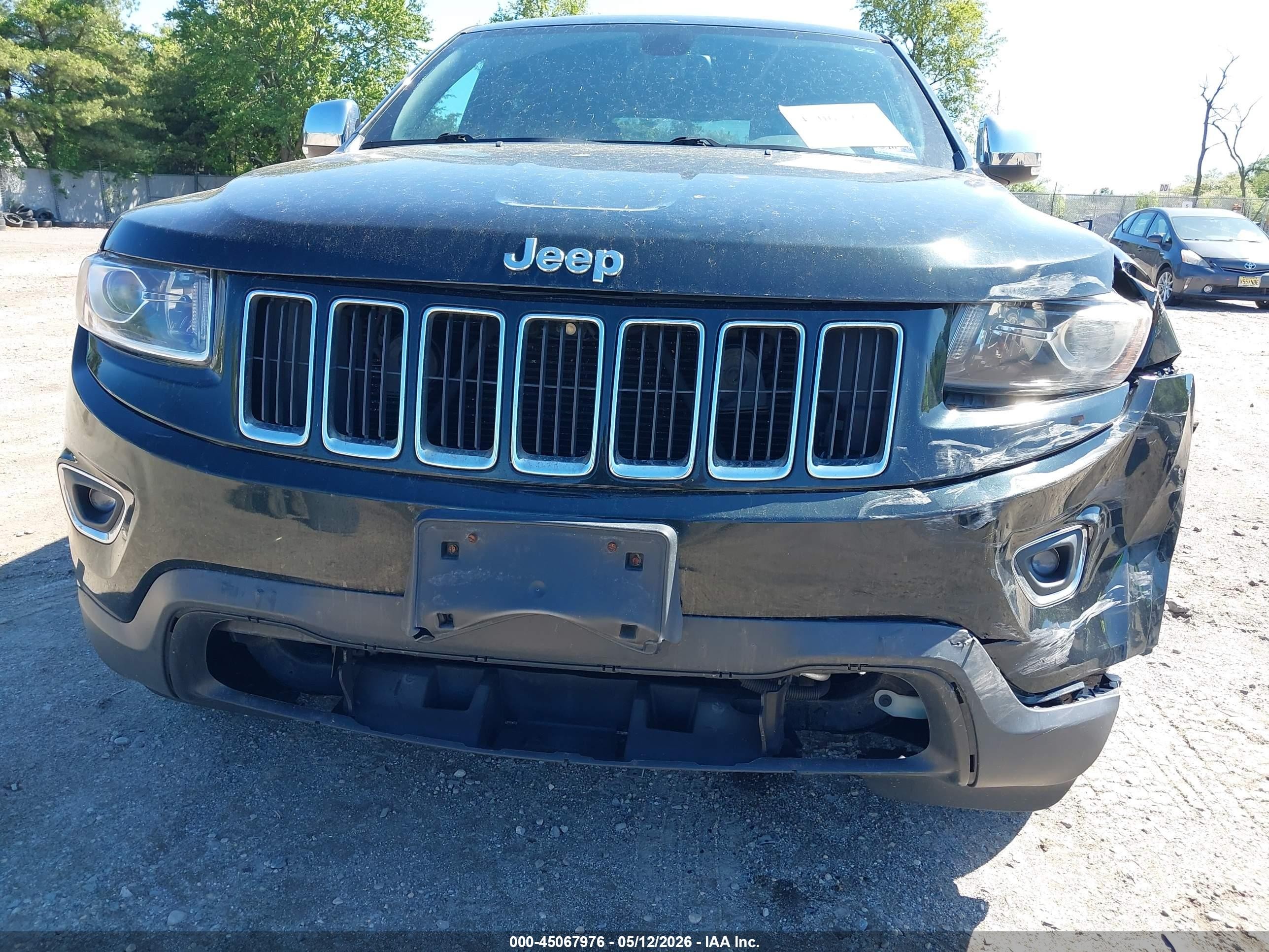 2015 Jeep Grand Cherokee Limited Green vin: 1C4RJFBGXFC644808