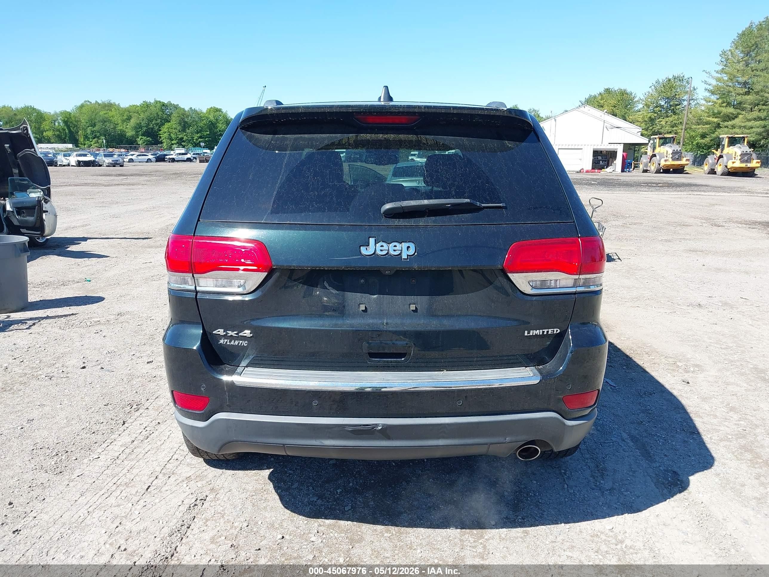 2015 Jeep Grand Cherokee Limited Green vin: 1C4RJFBGXFC644808