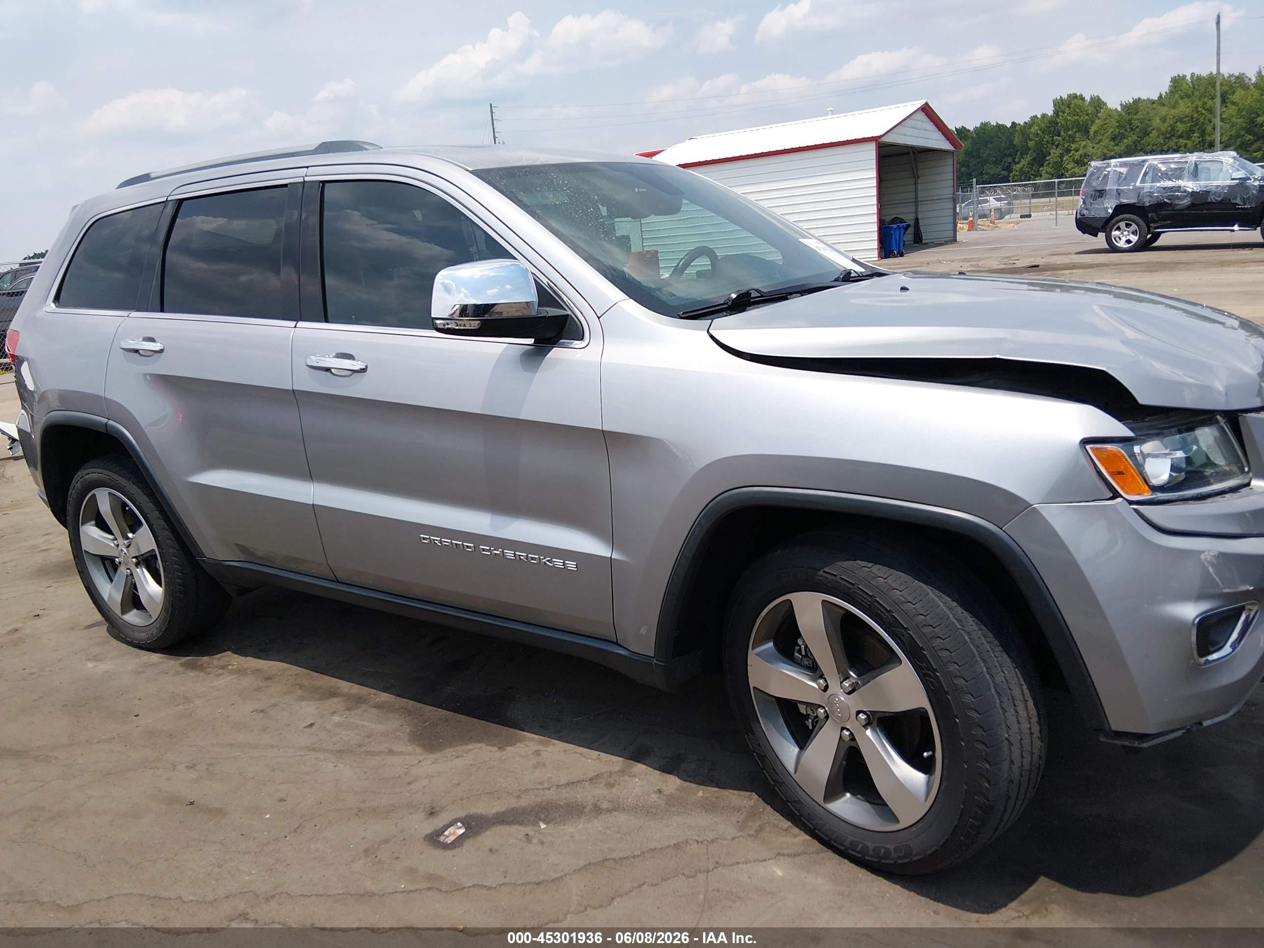 2015 Jeep Grand Cherokee Limited Silver vin: 1C4RJFBGXFC650169